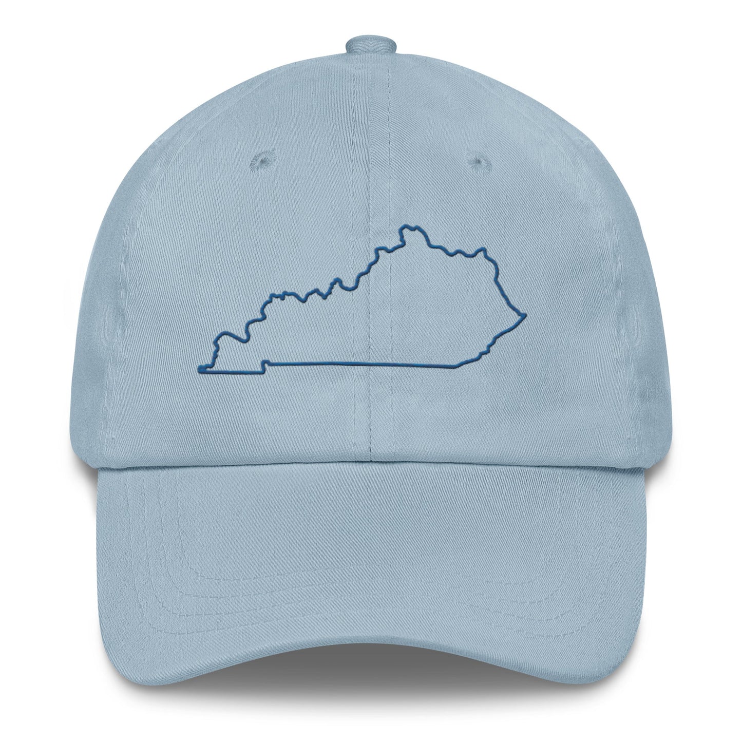 Kentucky State Outline Dad Hat | Minimalist Embroidered Cap | Low - Profile Fit - Bluegrass Elite Apparel LLC