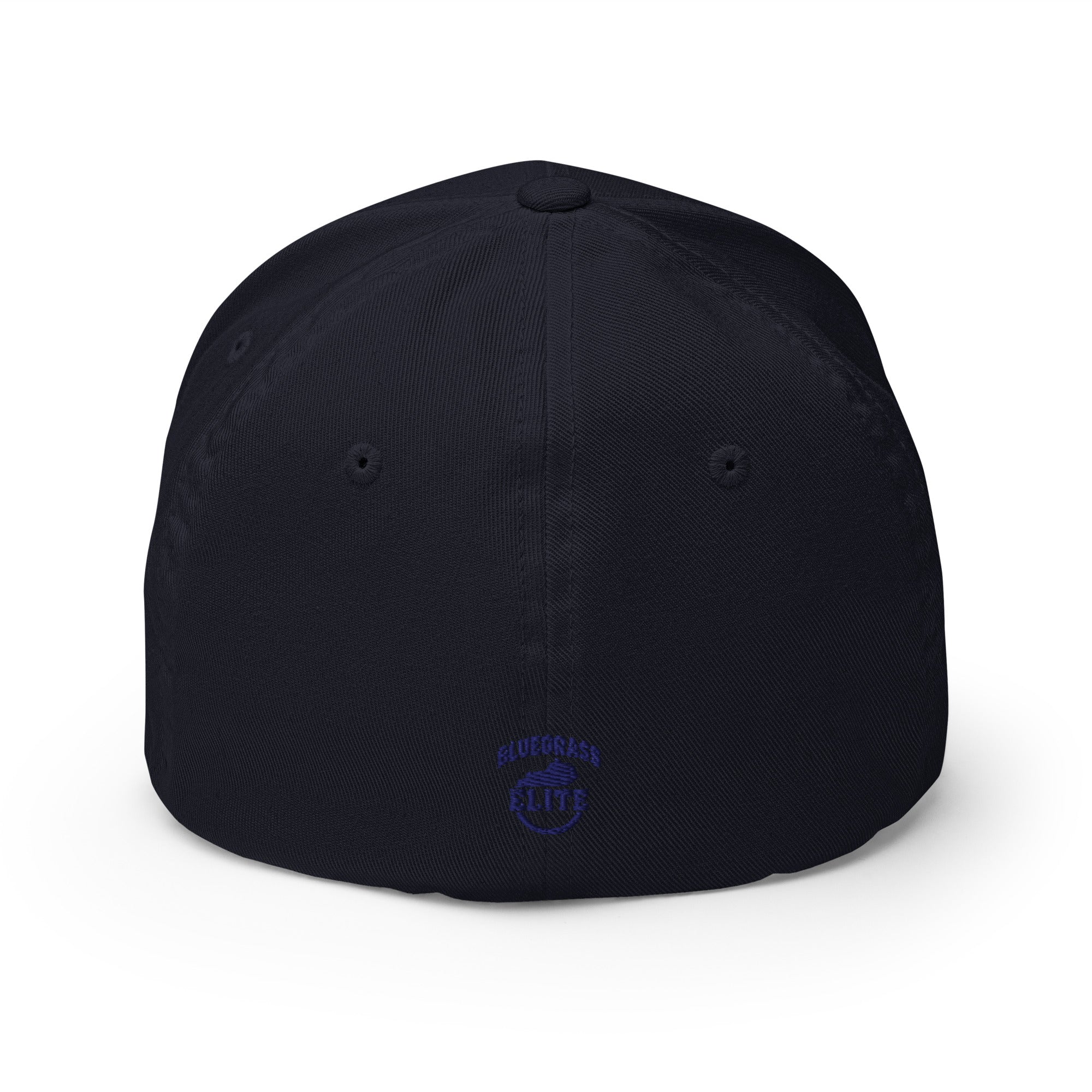 Kentucky State Outline Script Embroidered Stretch - Fit Cap - Bluegrass Elite Apparel LLC