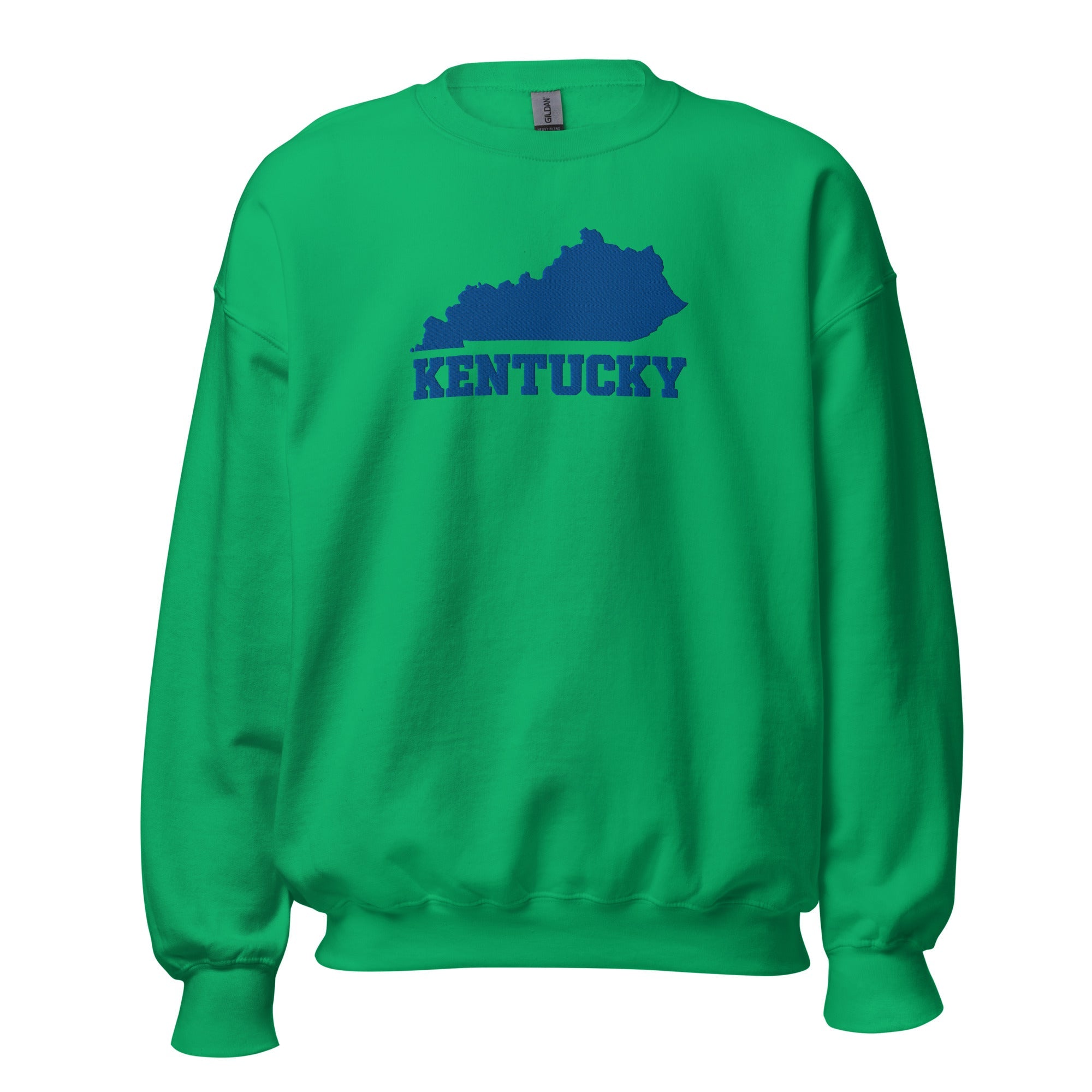 Kentucky State Outline Sweatshirt | Bold Block Script Heritage Design - Bluegrass Elite Apparel LLC