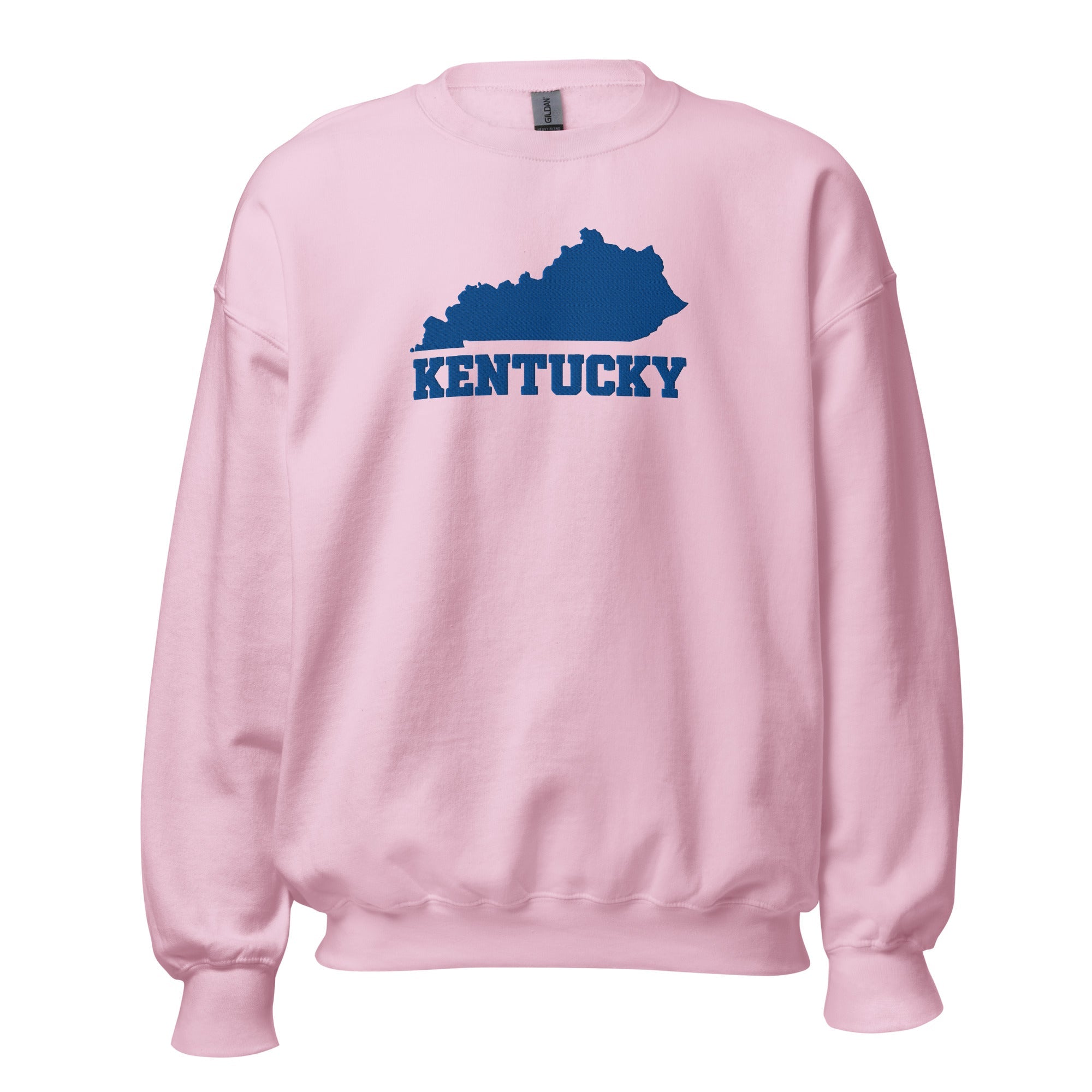 Kentucky State Outline Sweatshirt | Bold Block Script Heritage Design - Bluegrass Elite Apparel LLC