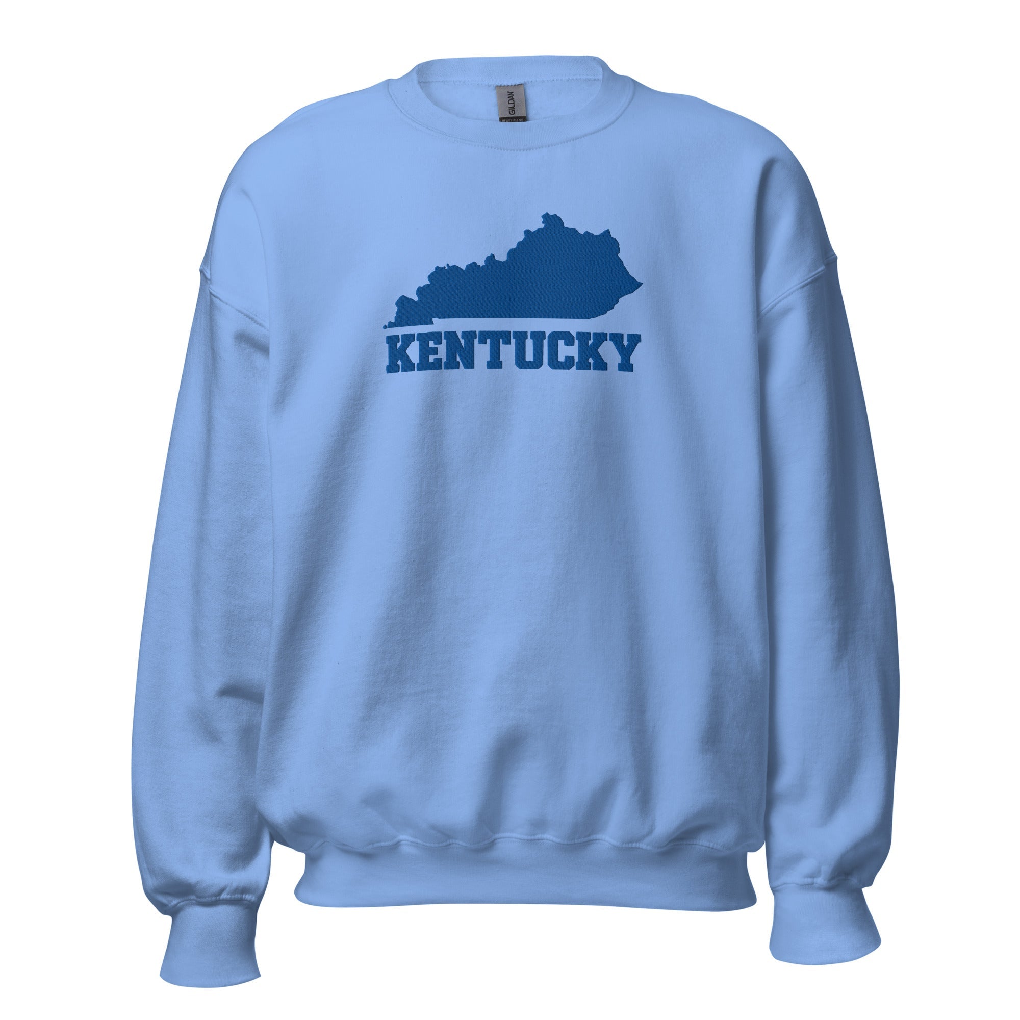 Kentucky State Outline Sweatshirt | Bold Block Script Heritage Design - Bluegrass Elite Apparel LLC