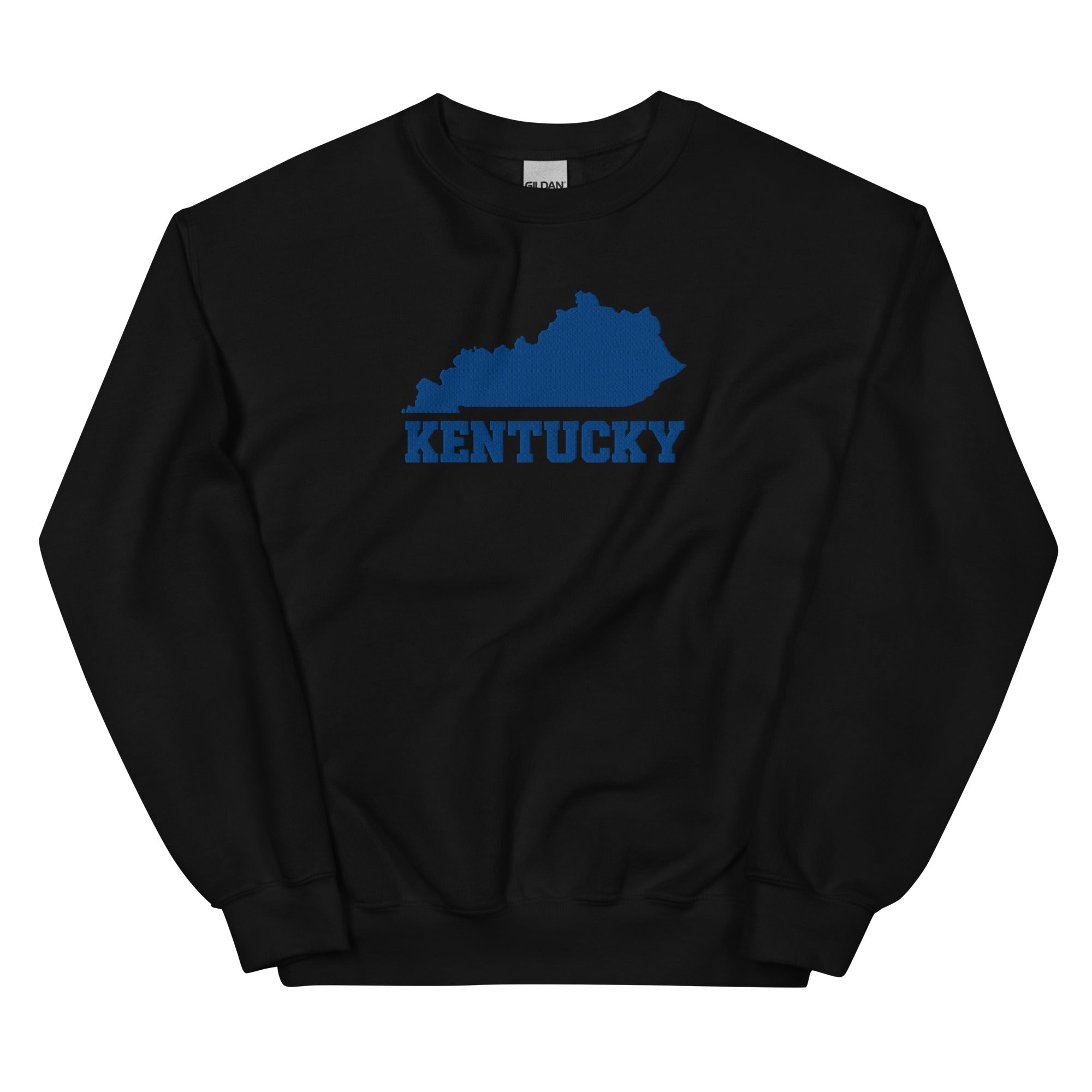 Kentucky State Outline Sweatshirt | Bold Block Script Heritage Design - Bluegrass Elite Apparel LLC