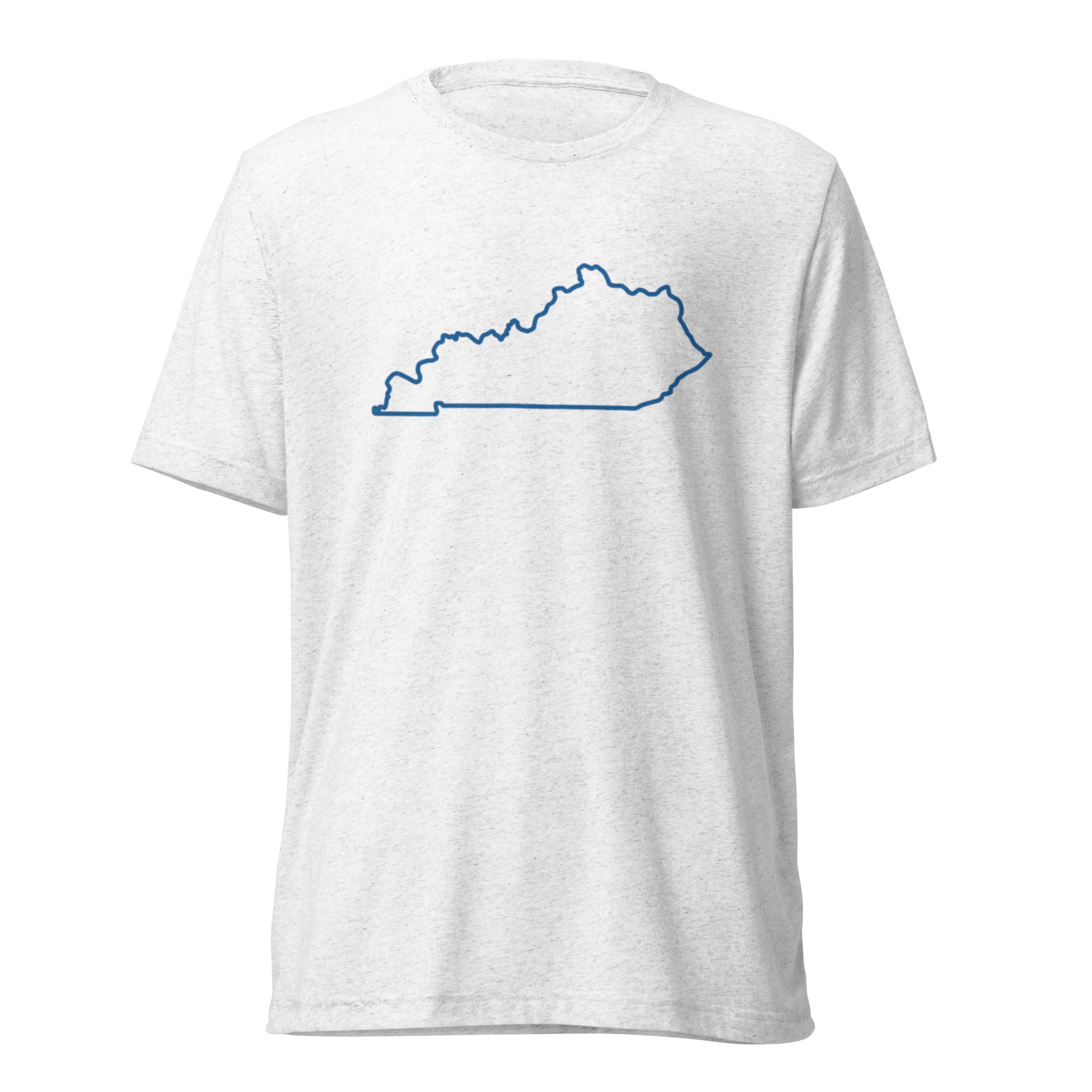 Kentucky State Outline T-Shirt | Minimalist Design | Elite Tri - Blend - Bluegrass Elite Apparel LLC
