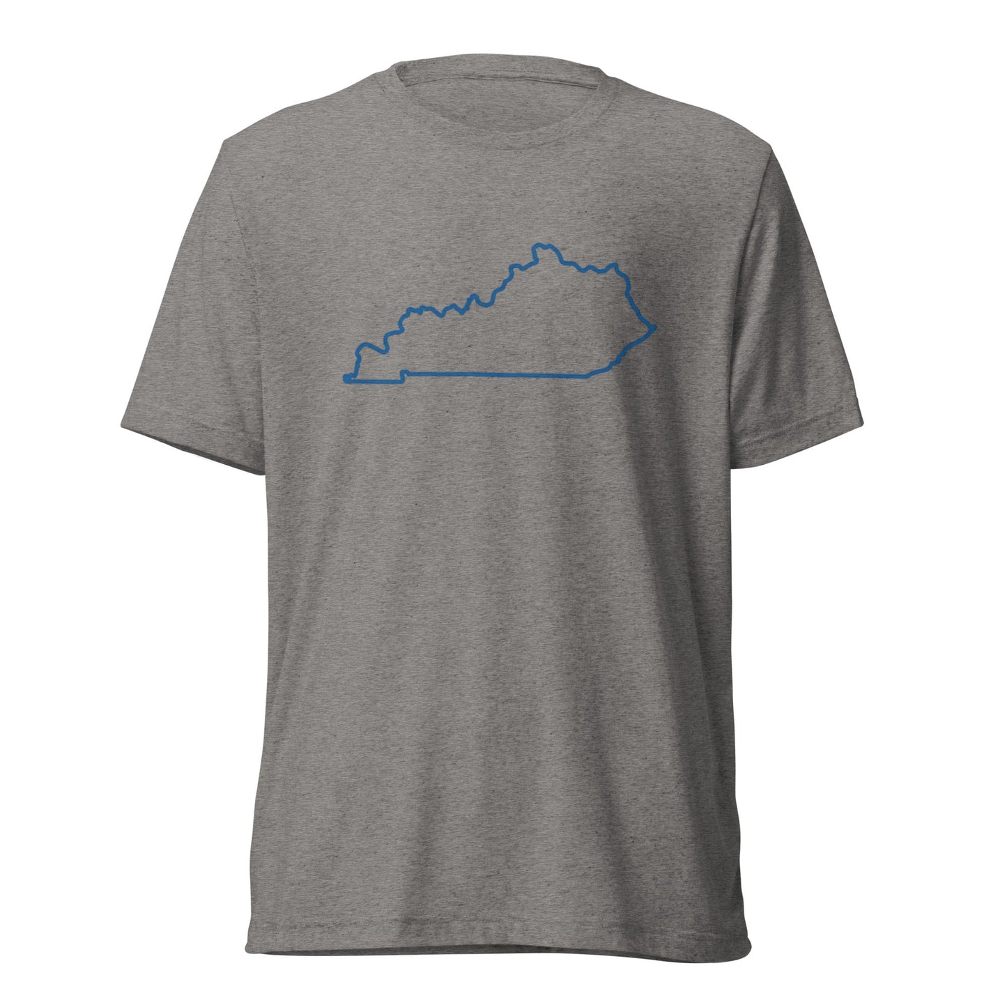 Kentucky State Outline T-Shirt | Minimalist Design | Elite Tri - Blend - Bluegrass Elite Apparel LLC