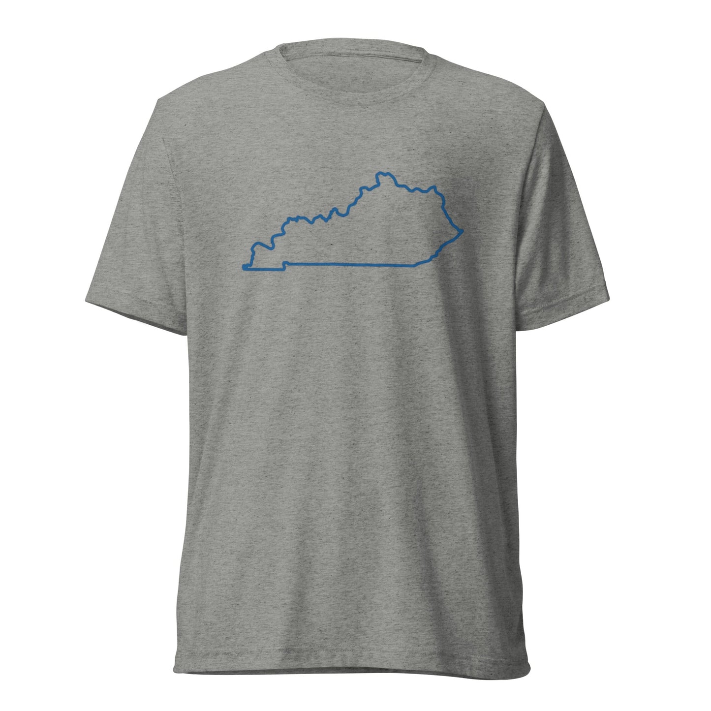 Kentucky State Outline T-Shirt | Minimalist Design | Elite Tri - Blend - Bluegrass Elite Apparel LLC