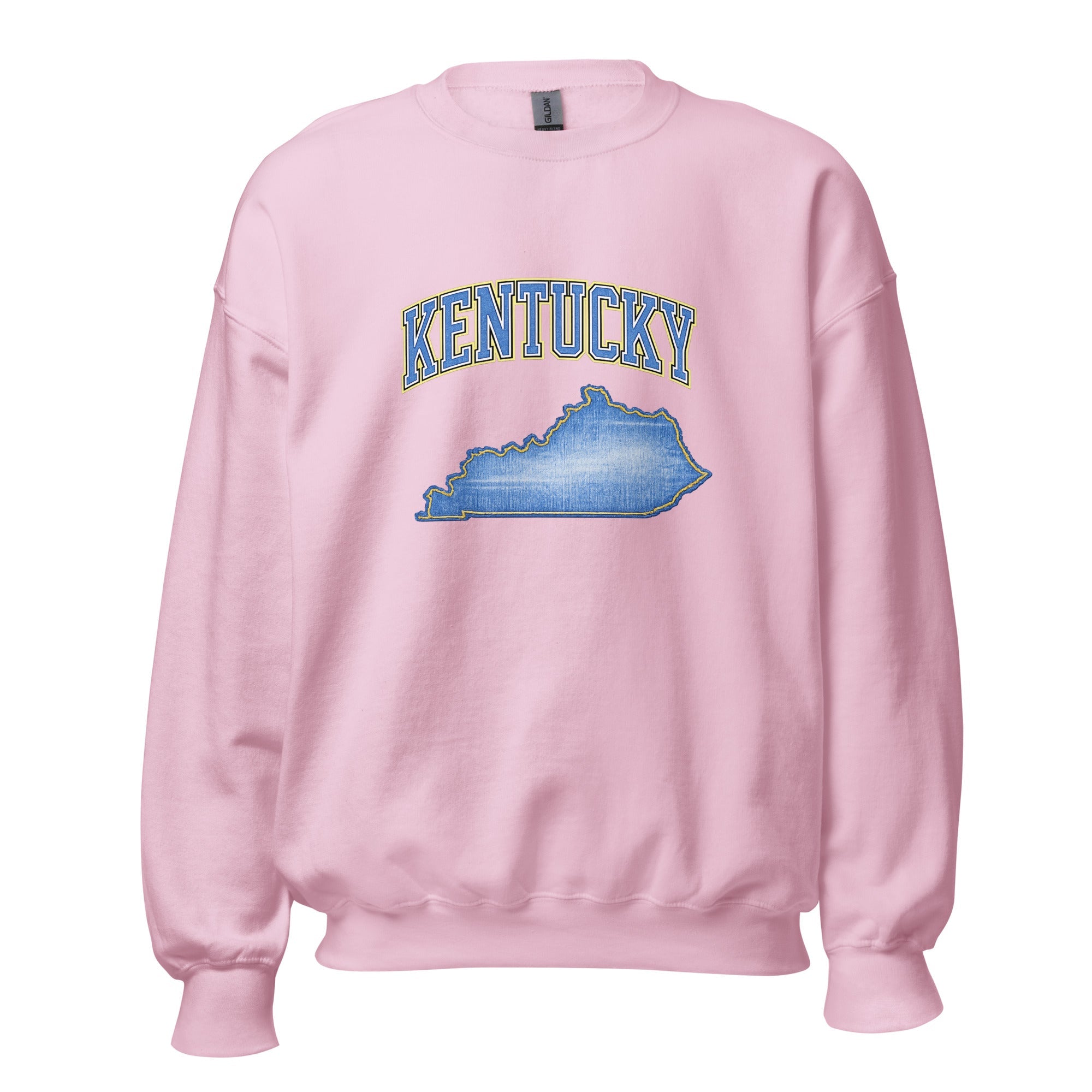 Kentucky State Sweatshirt | Denim Textured Design | Unisex Cotton Blend - Bluegrass Elite Apparel LLC