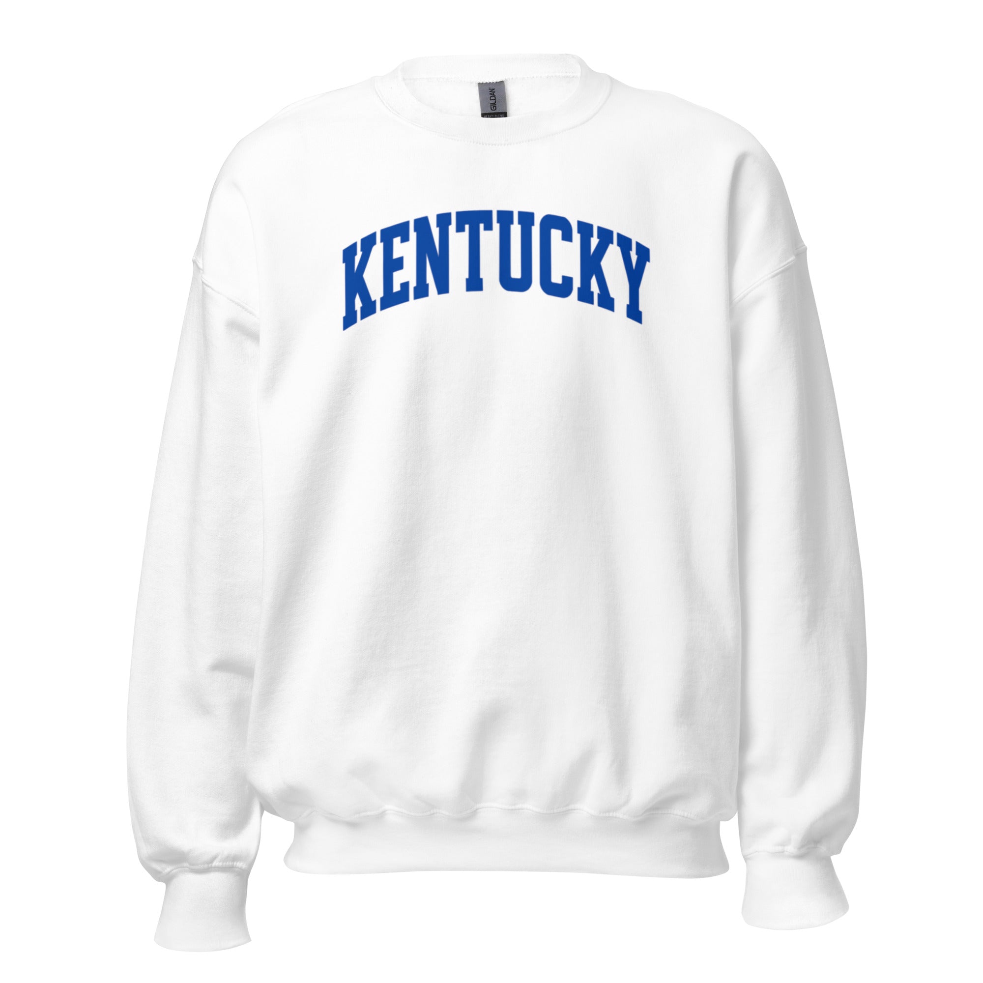 Kentucky Sweatshirt | Classic Collegiate Lettering | Unisex Crewneck - Bluegrass Elite Apparel LLC