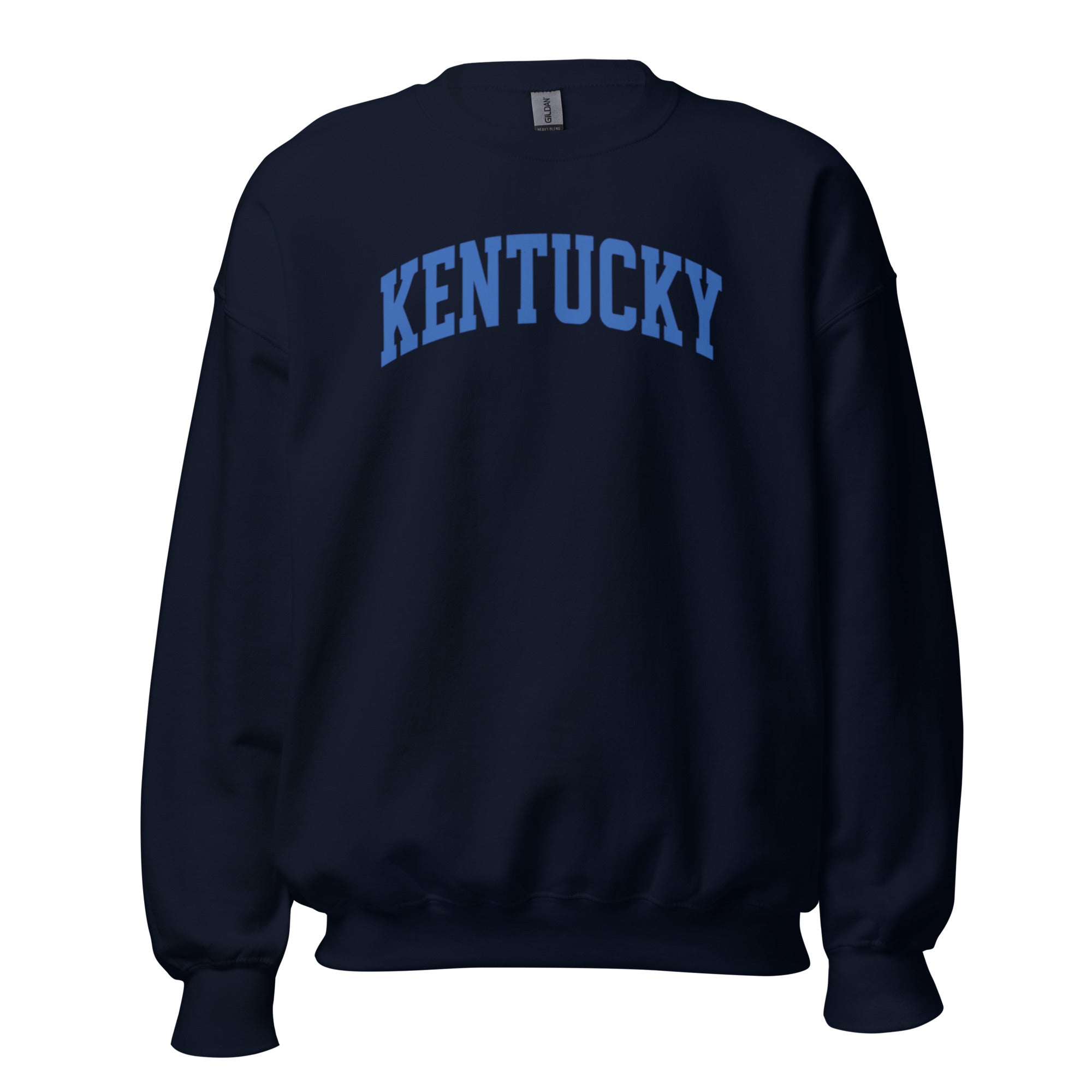 Kentucky Sweatshirt | Classic Collegiate Lettering | Unisex Crewneck - Bluegrass Elite Apparel LLC