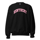 Kentucky Sweatshirt | Pink Arched Lettering | Unisex Classic Fit - Bluegrass Elite Apparel LLC