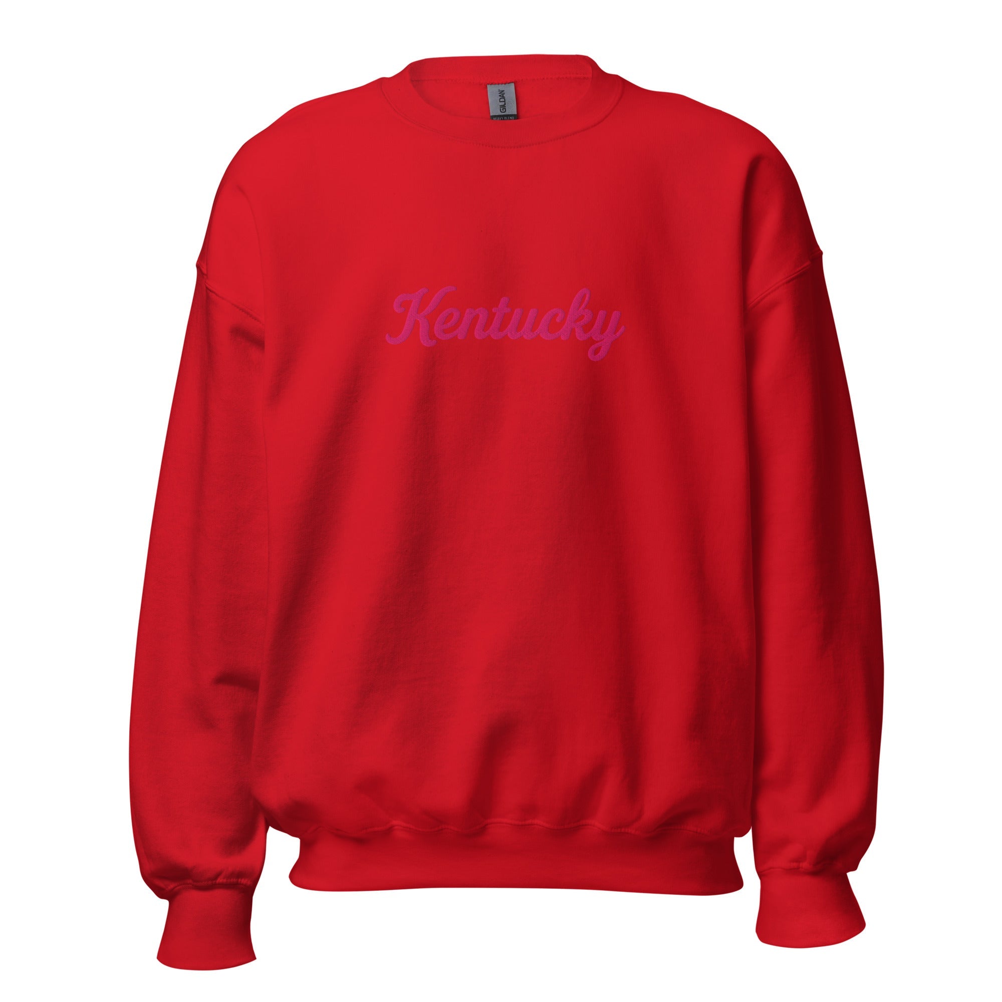 Kentucky Sweatshirt | Pink Script Design | Unisex Fleece - Bluegrass Elite Apparel LLC