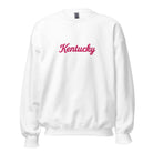 Kentucky Sweatshirt | Pink Script Design | Unisex Fleece - Bluegrass Elite Apparel LLC