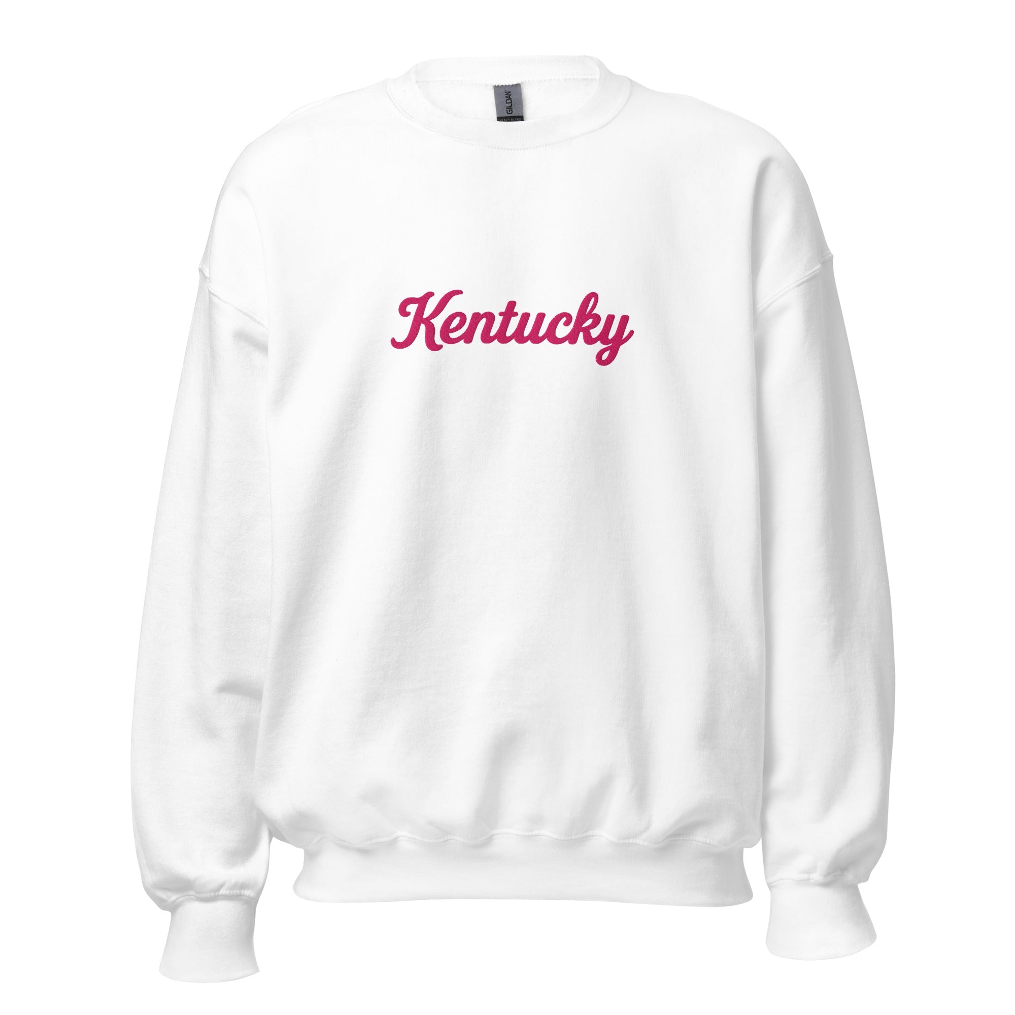 Kentucky Sweatshirt | Pink Script Design | Unisex Fleece - Bluegrass Elite Apparel LLC