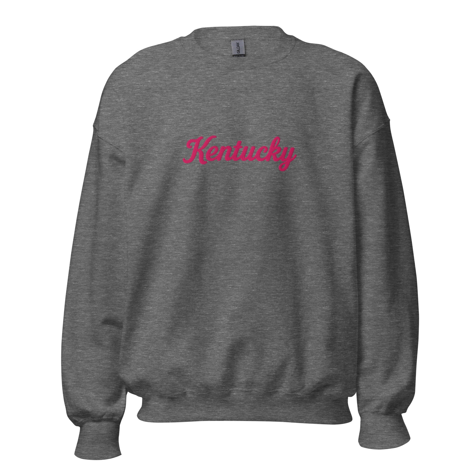 Kentucky Sweatshirt | Pink Script Design | Unisex Fleece - Bluegrass Elite Apparel LLC