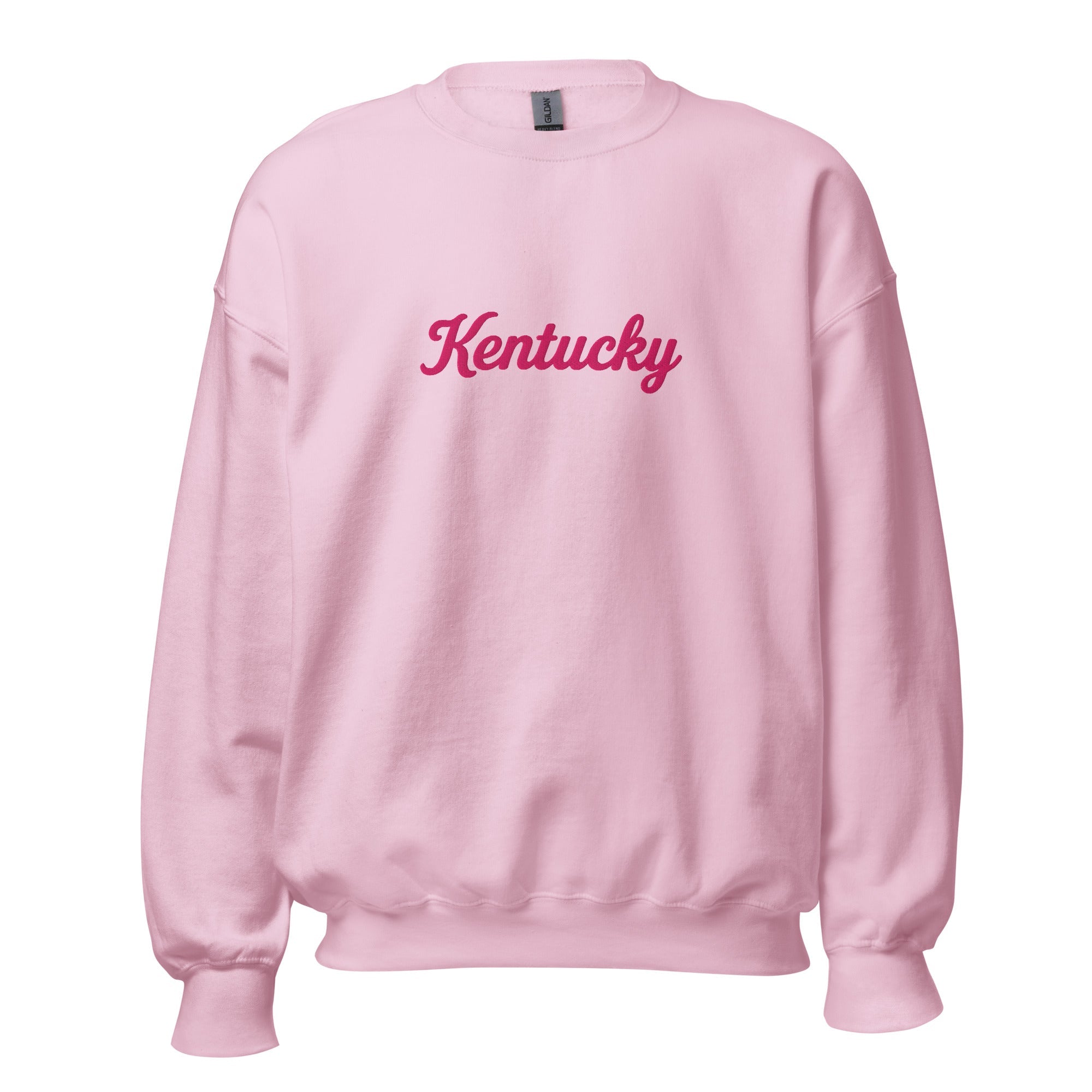 Kentucky Sweatshirt | Pink Script Design | Unisex Fleece - Bluegrass Elite Apparel LLC