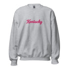 Kentucky Sweatshirt | Pink Script Design | Unisex Fleece - Bluegrass Elite Apparel LLC