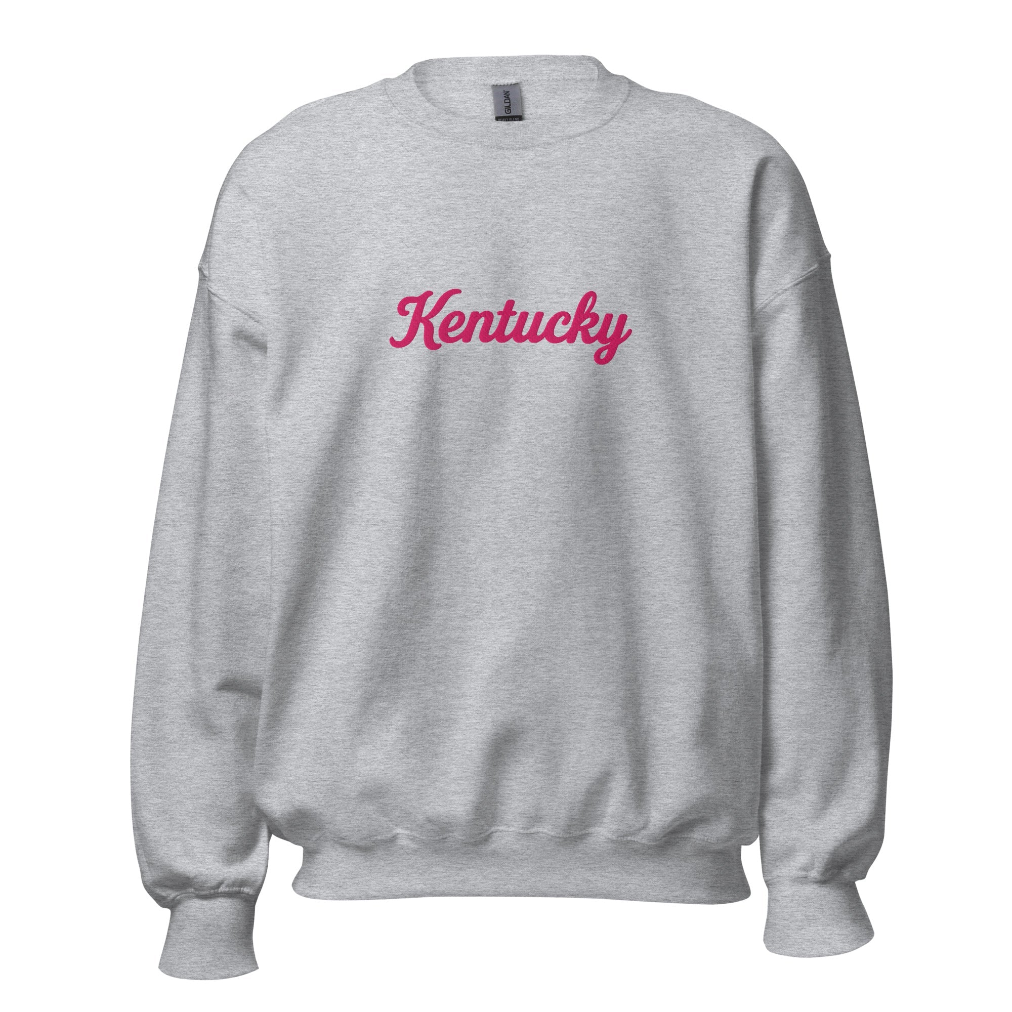Kentucky Sweatshirt | Pink Script Design | Unisex Fleece - Bluegrass Elite Apparel LLC