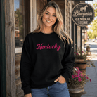 Kentucky Sweatshirt | Pink Script Premium Crew | Unisex Fleece - Bluegrass Elite Apparel LLC