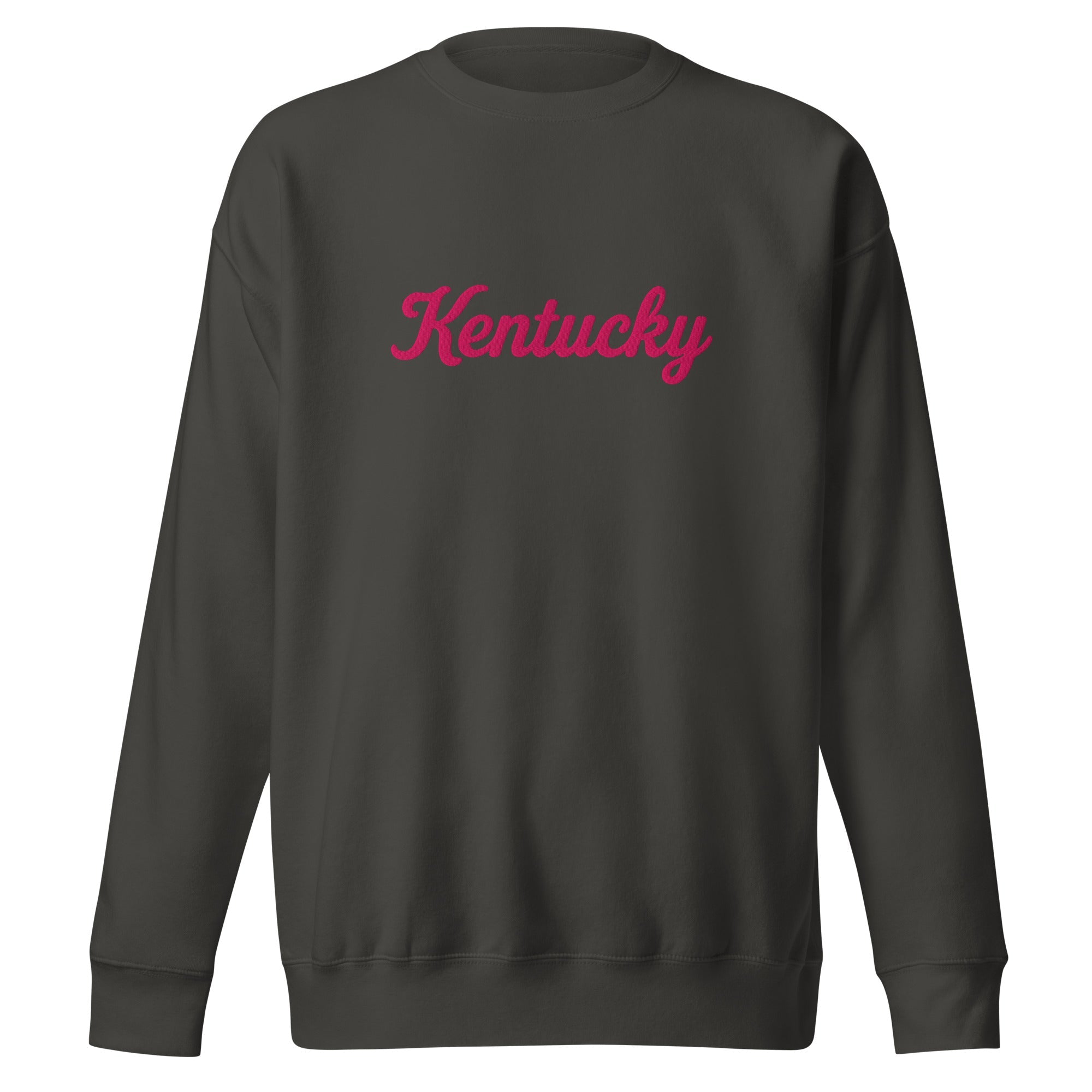 Kentucky Sweatshirt | Pink Script Premium Crew | Unisex Fleece - Bluegrass Elite Apparel LLC