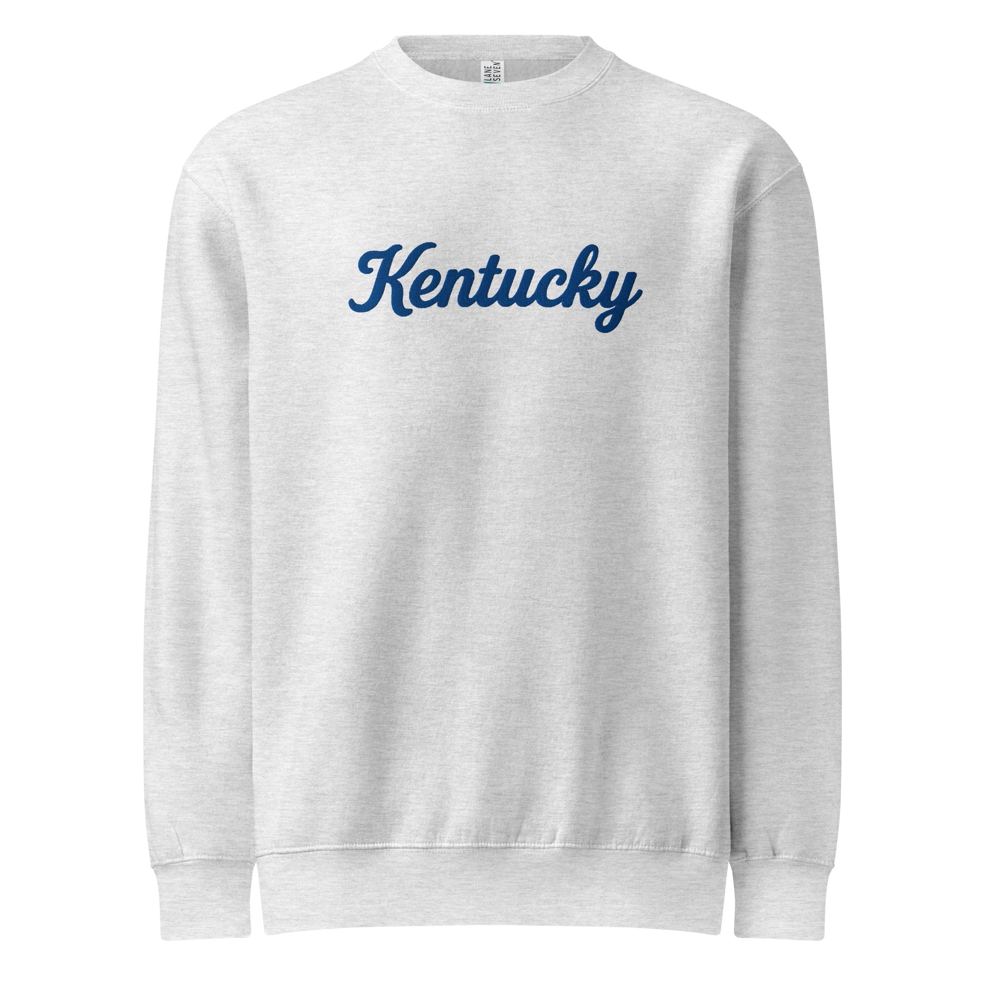 Kentucky Sweatshirt | Premium Blue Script Crewneck | Unisex Fleece - Bluegrass Elite Apparel LLC
