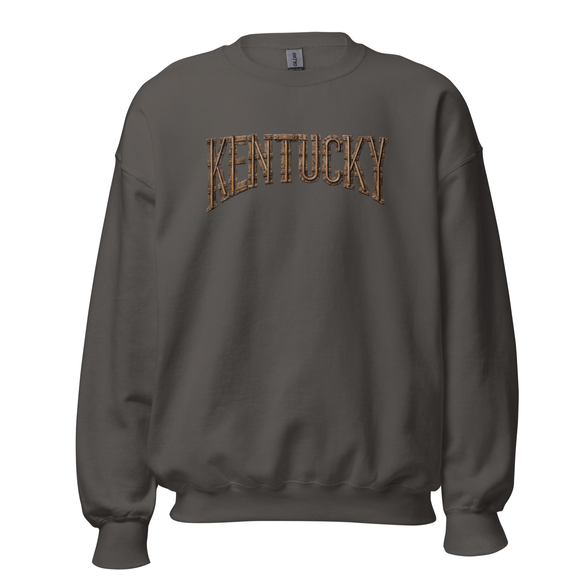 Kentucky Sweatshirt | Rustic Railroad Lettering | Vintage Warmth - Bluegrass Elite Apparel LLC