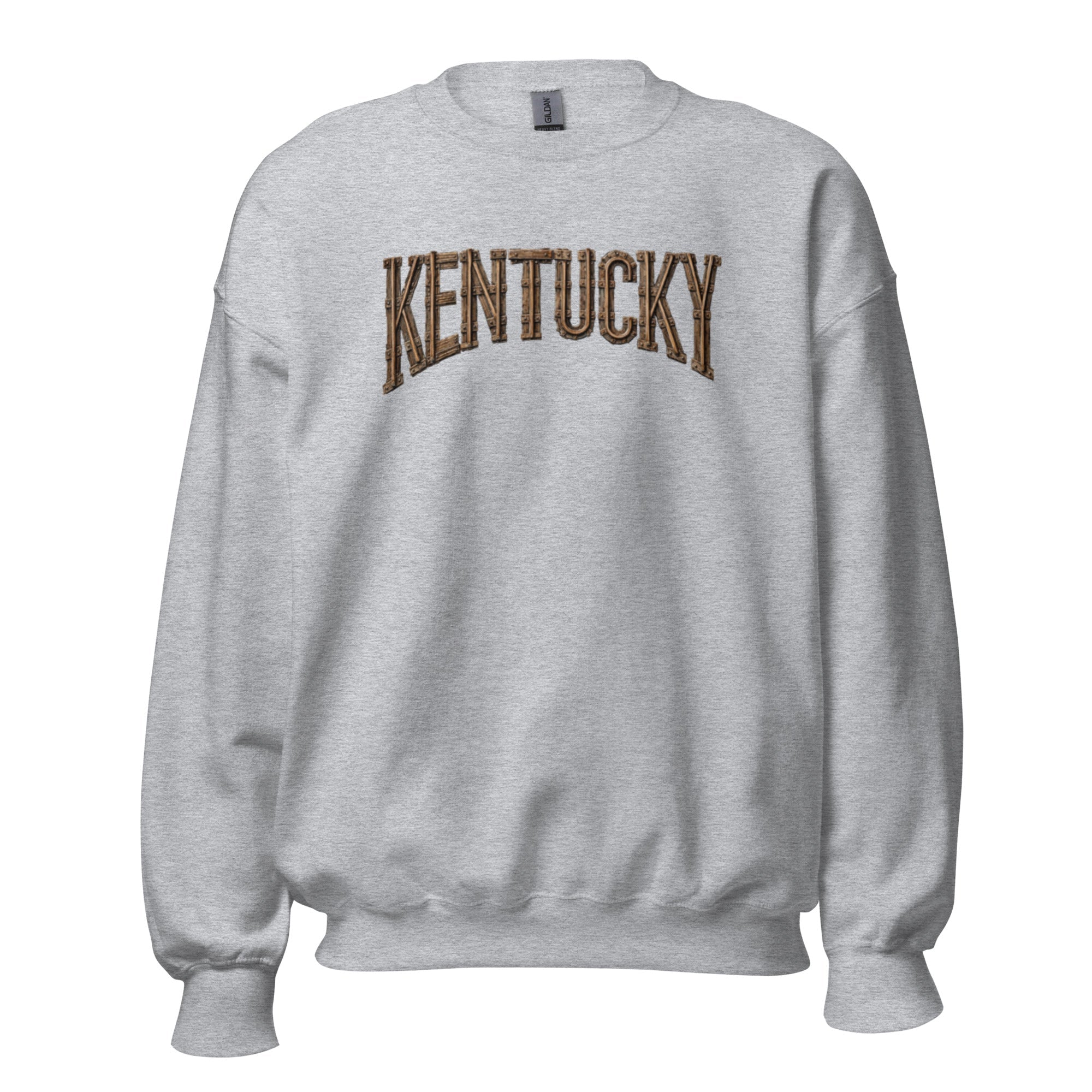 Kentucky Sweatshirt | Rustic Railroad Lettering | Vintage Warmth - Bluegrass Elite Apparel LLC