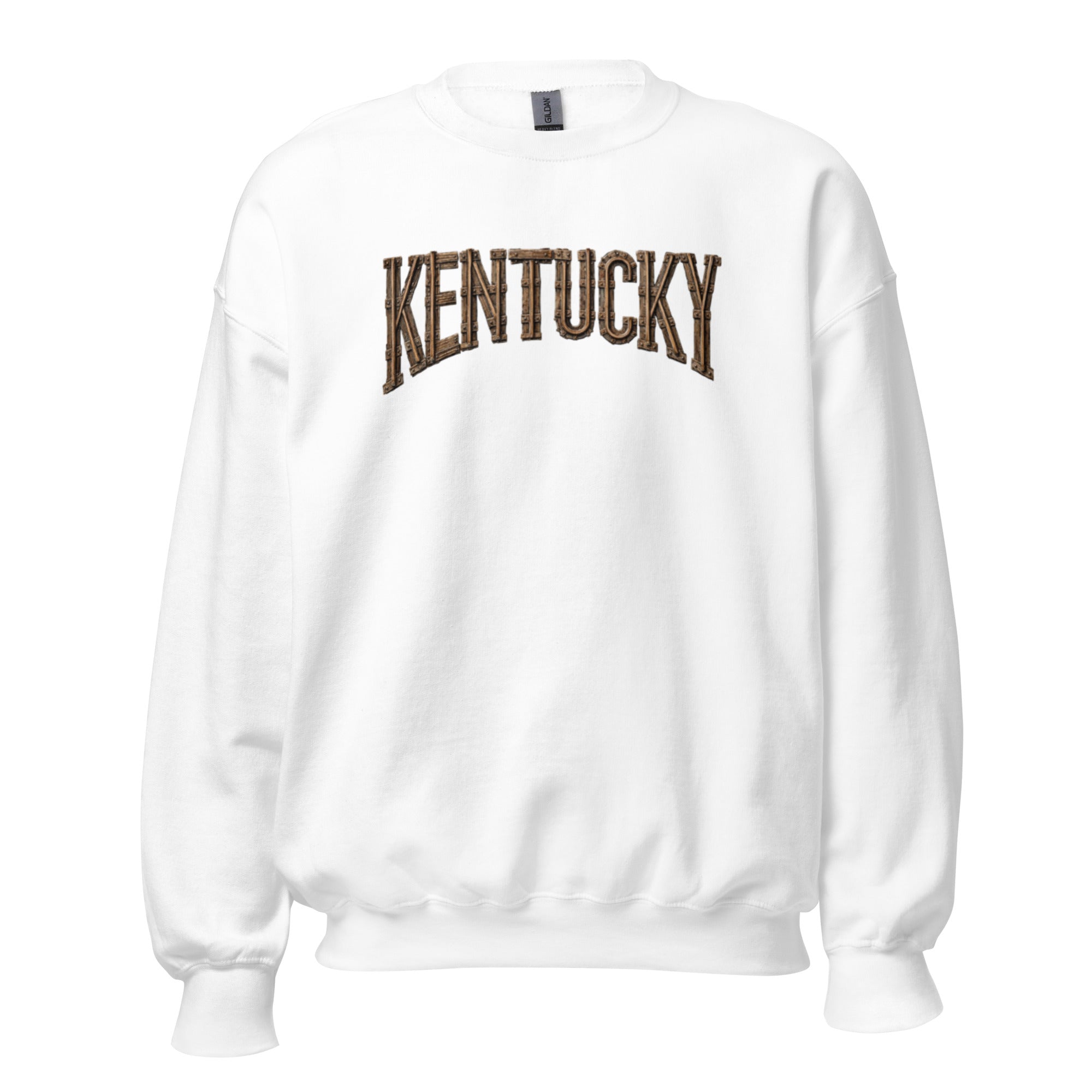 Kentucky Sweatshirt | Rustic Railroad Lettering | Vintage Warmth - Bluegrass Elite Apparel LLC