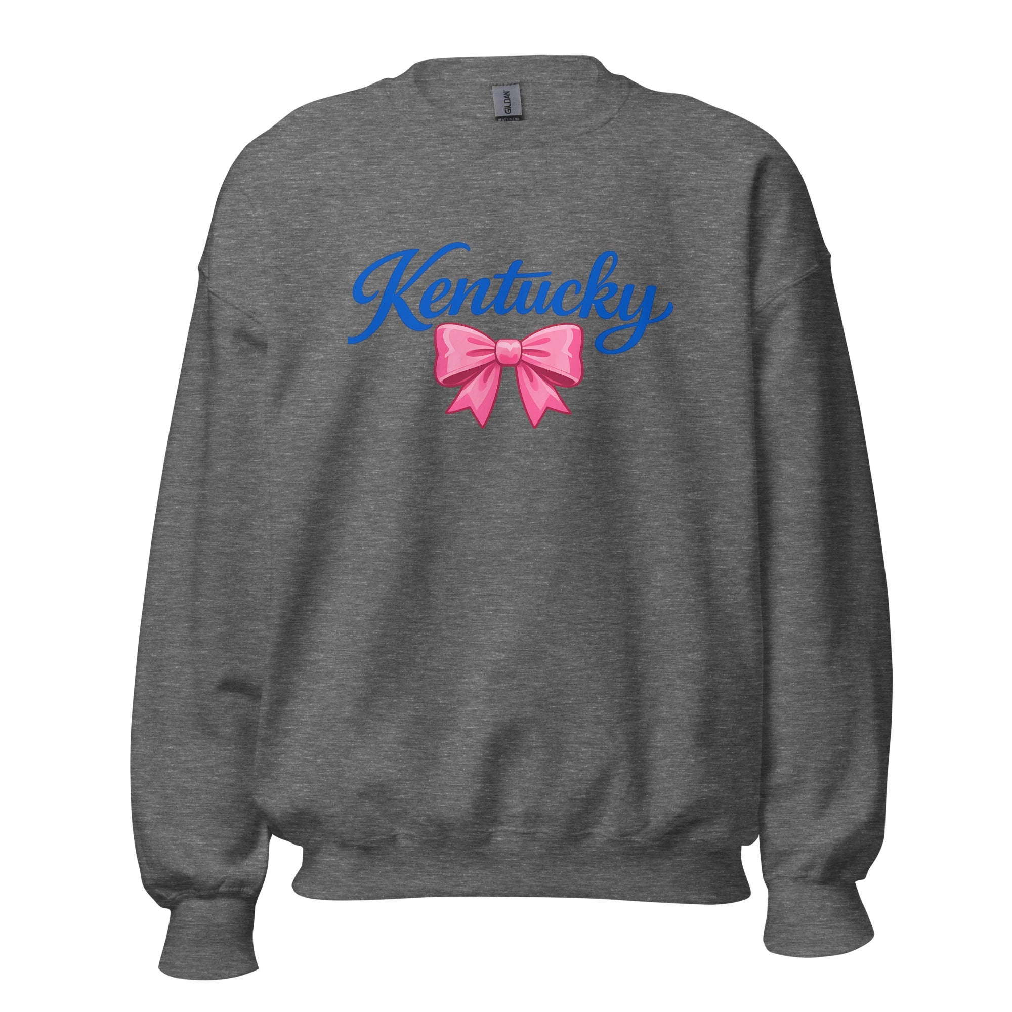Kentucky Sweatshirt | Script & Bow Design | Cozy Unisex Fit - Bluegrass Elite Apparel LLC