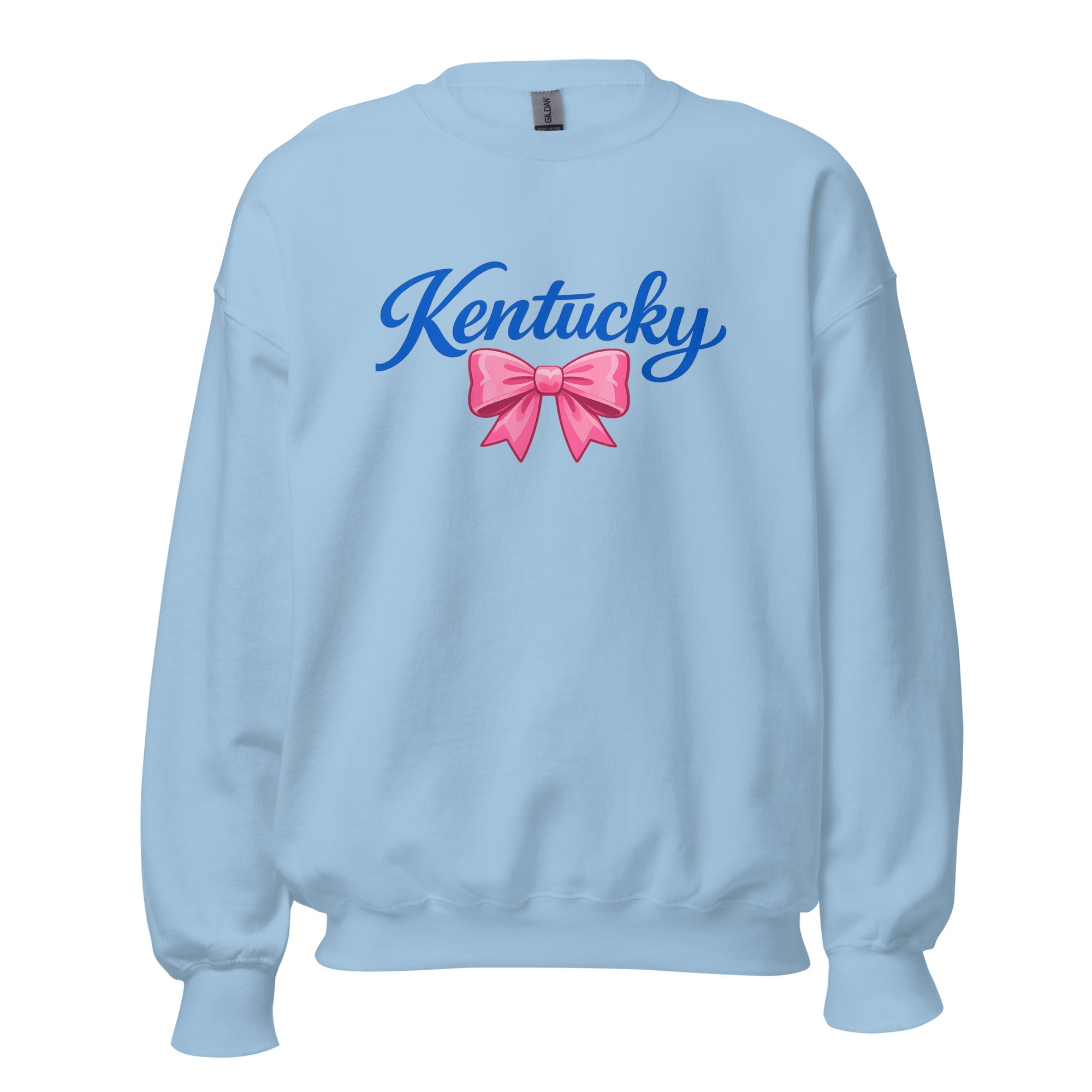 Kentucky Sweatshirt | Script & Bow Design | Cozy Unisex Fit - Bluegrass Elite Apparel LLC