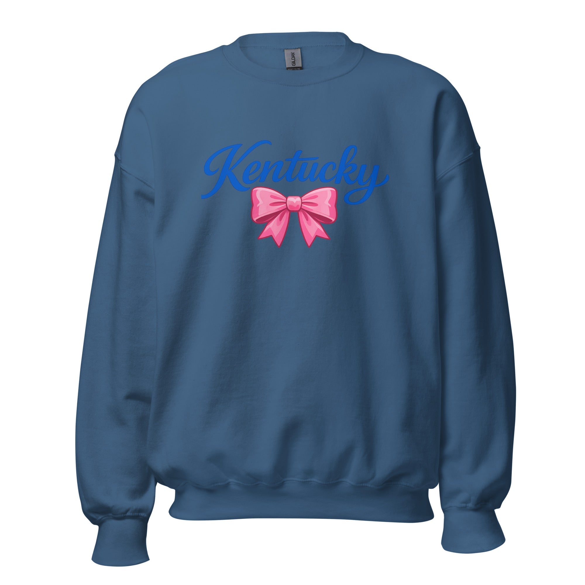 Kentucky Sweatshirt | Script & Bow Design | Cozy Unisex Fit - Bluegrass Elite Apparel LLC