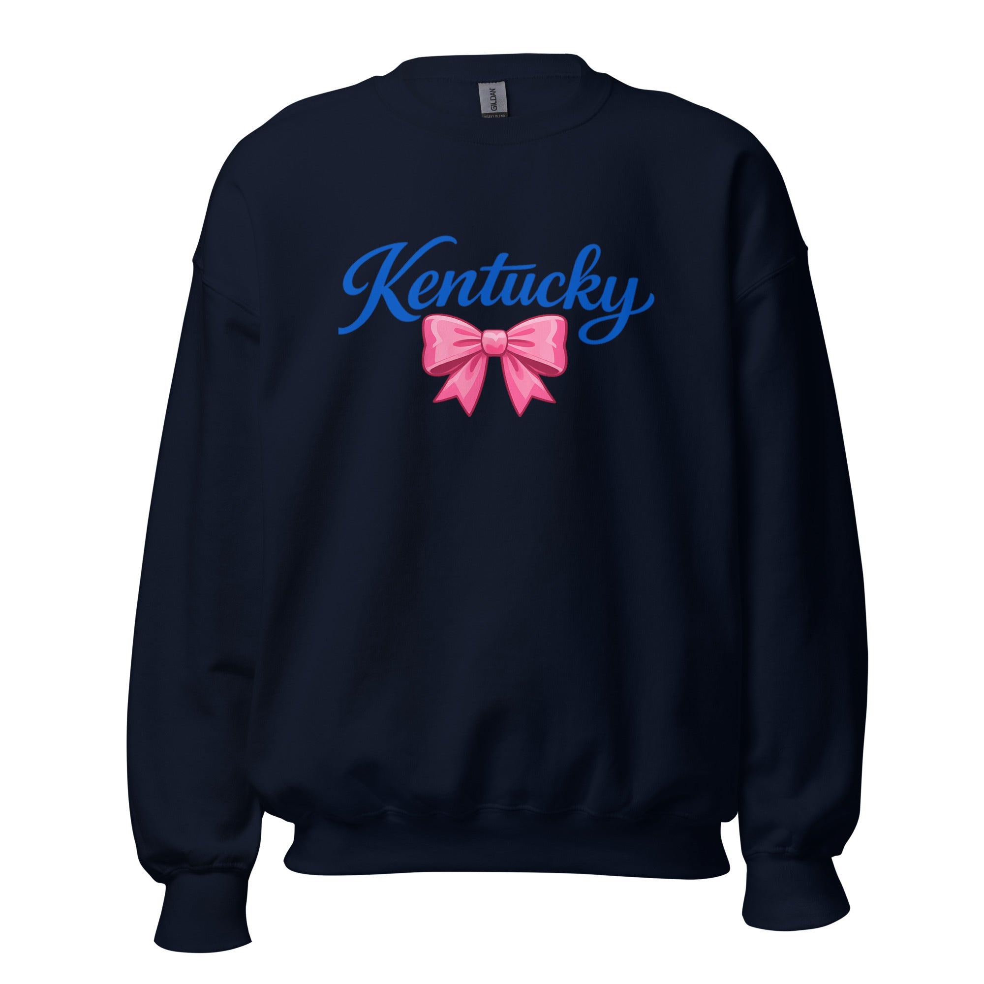 Kentucky Sweatshirt | Script & Bow Design | Cozy Unisex Fit - Bluegrass Elite Apparel LLC