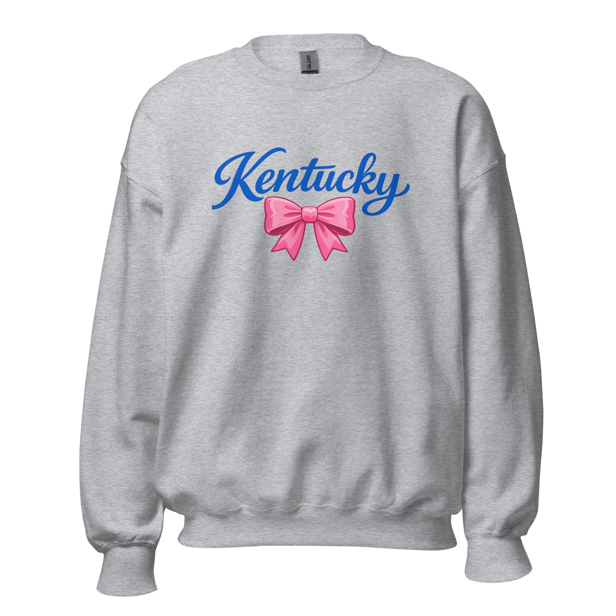 Kentucky Sweatshirt | Script & Bow Design | Cozy Unisex Fit - Bluegrass Elite Apparel LLC