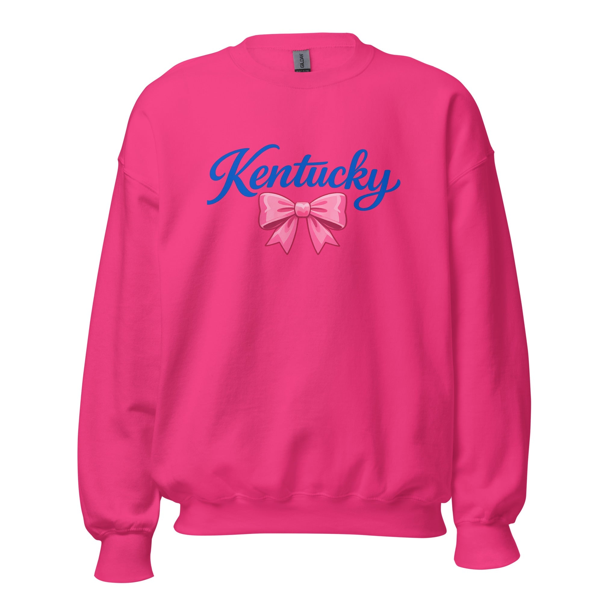 Kentucky Sweatshirt | Script & Bow Design | Cozy Unisex Fit - Bluegrass Elite Apparel LLC