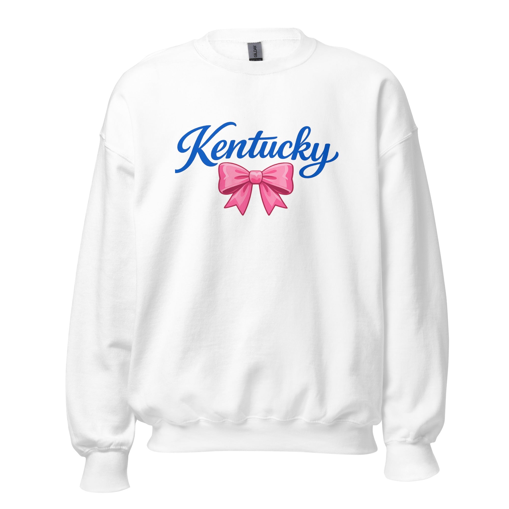 Kentucky Sweatshirt | Script & Bow Design | Cozy Unisex Fit - Bluegrass Elite Apparel LLC