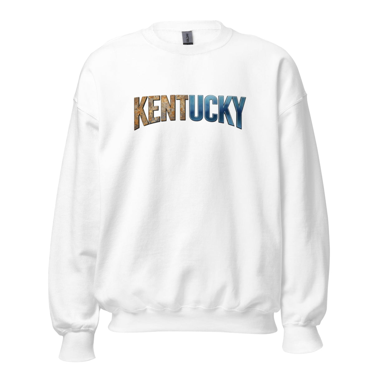 Kentucky Sweatshirt | Split Texture Typography Design | Unisex - Bluegrass Elite Apparel LLC