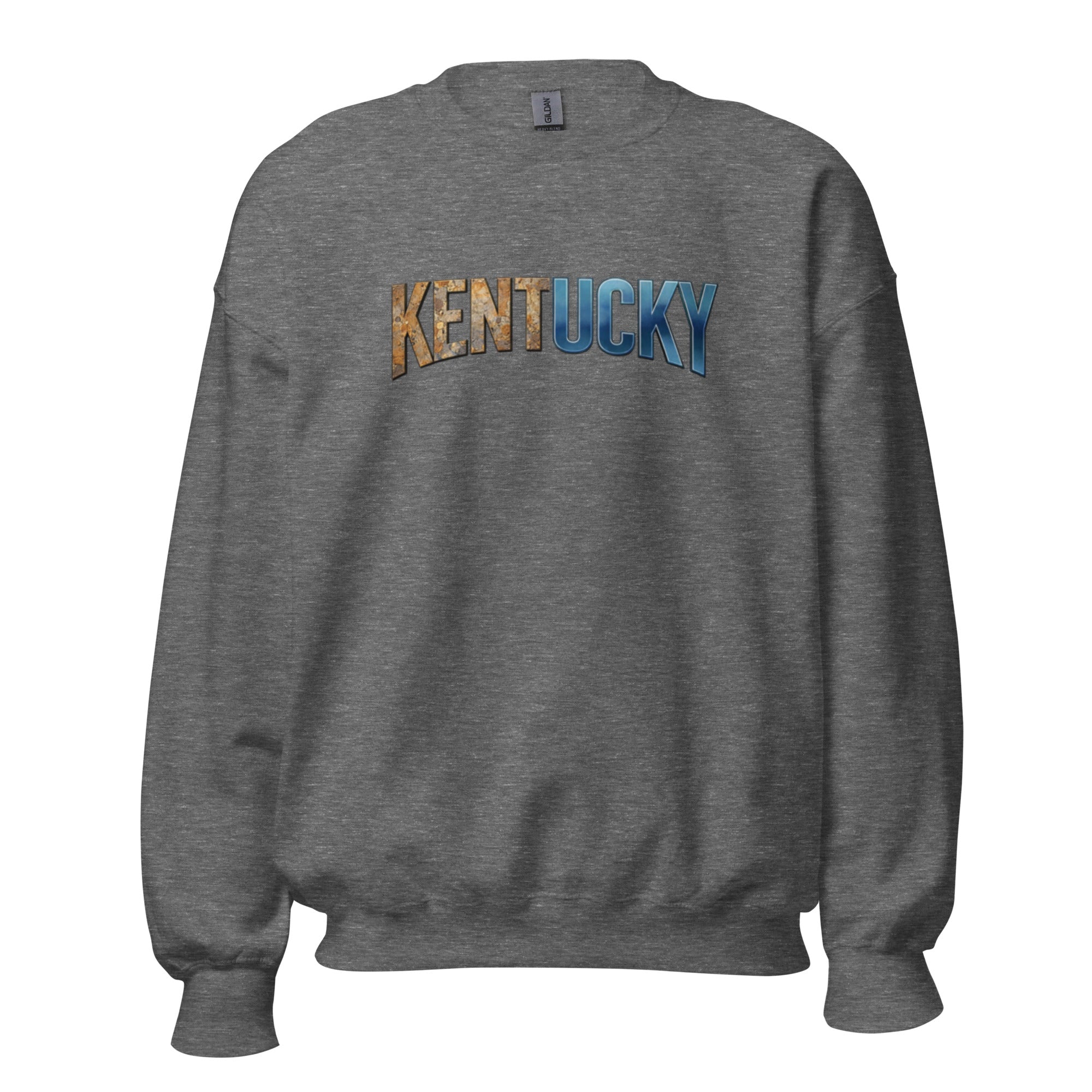 Kentucky Sweatshirt | Split Texture Typography Design | Unisex - Bluegrass Elite Apparel LLC