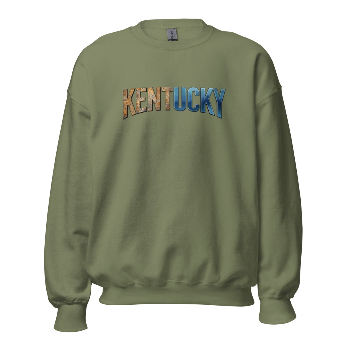 Kentucky Sweatshirt | Split Texture Typography Design | Unisex - Bluegrass Elite Apparel LLC
