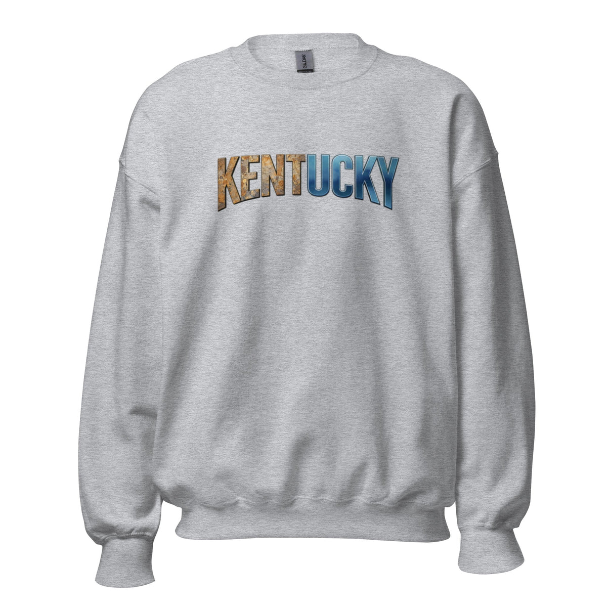 Kentucky Sweatshirt | Split Texture Typography Design | Unisex - Bluegrass Elite Apparel LLC