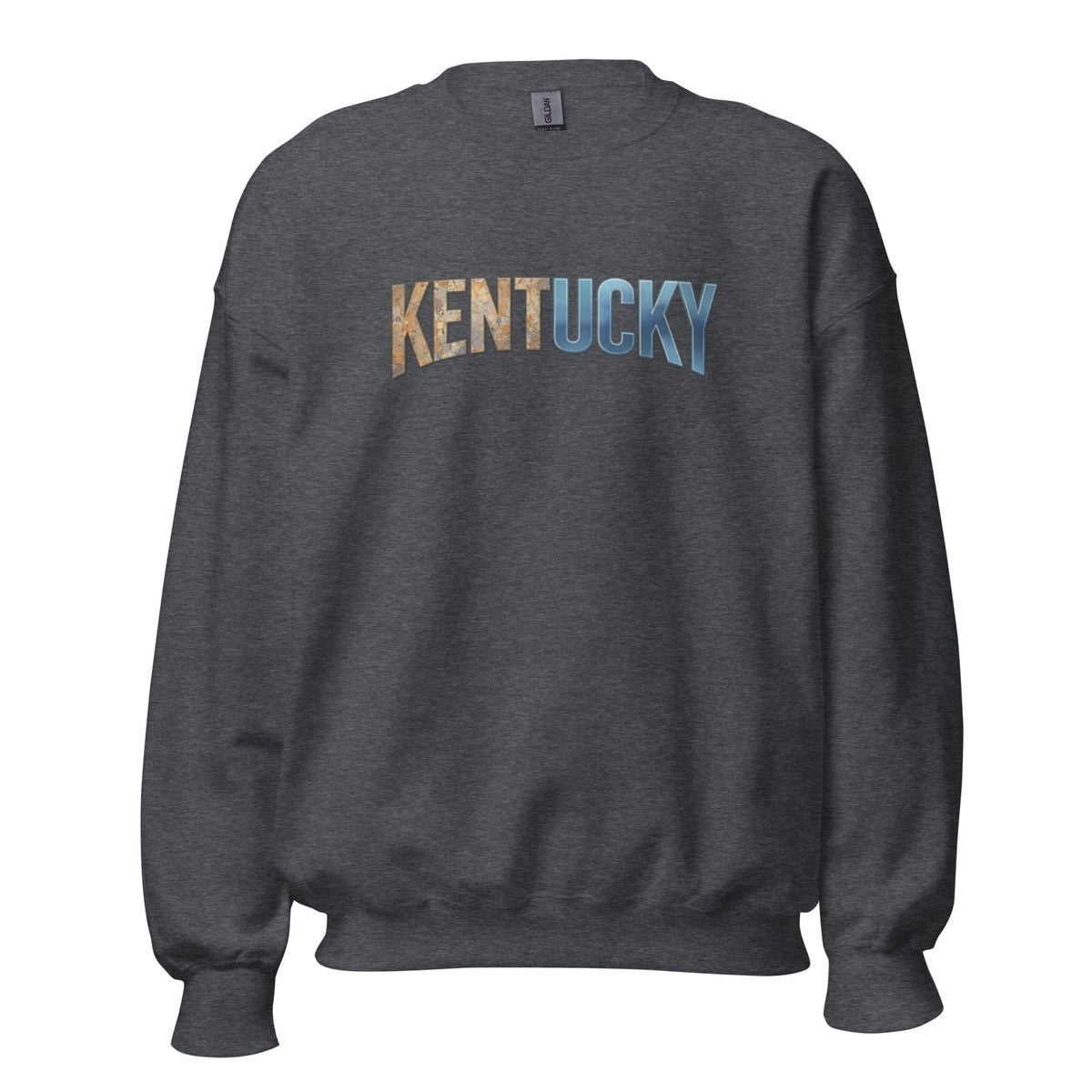 Kentucky Sweatshirt | Split Texture Typography Design | Unisex - Bluegrass Elite Apparel LLC
