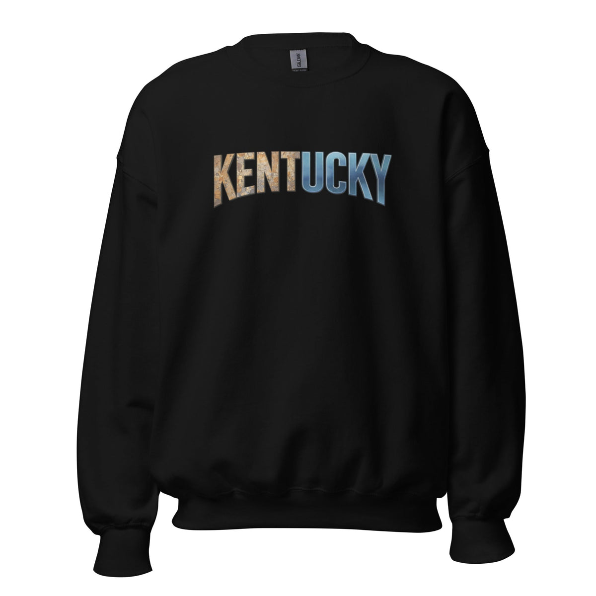 Kentucky Sweatshirt | Split Texture Typography Design | Unisex - Bluegrass Elite Apparel LLC