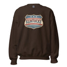 Kentucky Sweatshirt | Vintage Americana Crest | Cozy Fleece - Bluegrass Elite Apparel LLC