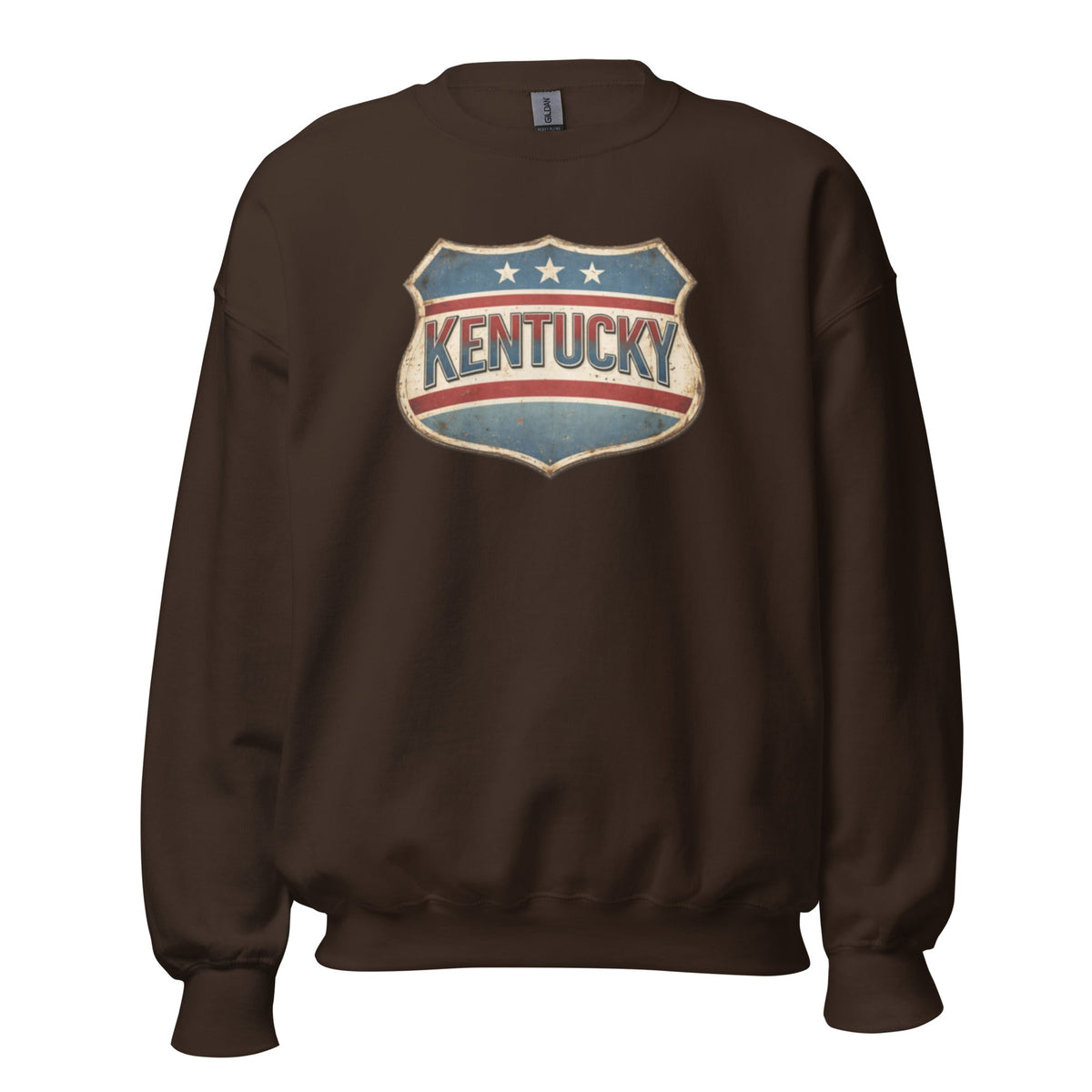 Kentucky Sweatshirt | Vintage Americana Crest | Cozy Fleece - Bluegrass Elite Apparel LLC