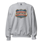 Kentucky Sweatshirt | Vintage Americana Crest | Cozy Fleece - Bluegrass Elite Apparel LLC