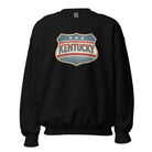Kentucky Sweatshirt | Vintage Americana Crest | Cozy Fleece - Bluegrass Elite Apparel LLC
