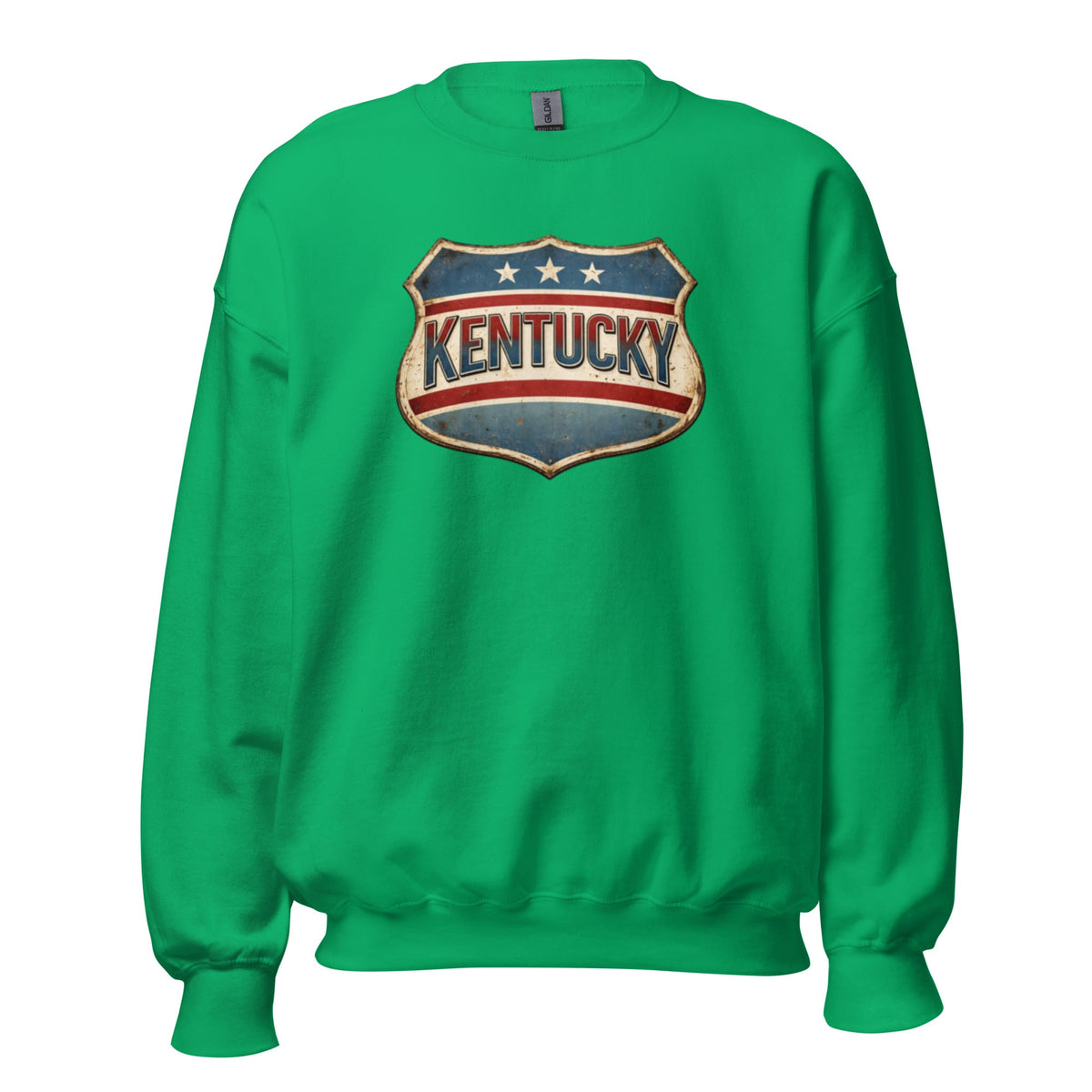 Kentucky Sweatshirt | Vintage Americana Crest | Cozy Fleece - Bluegrass Elite Apparel LLC