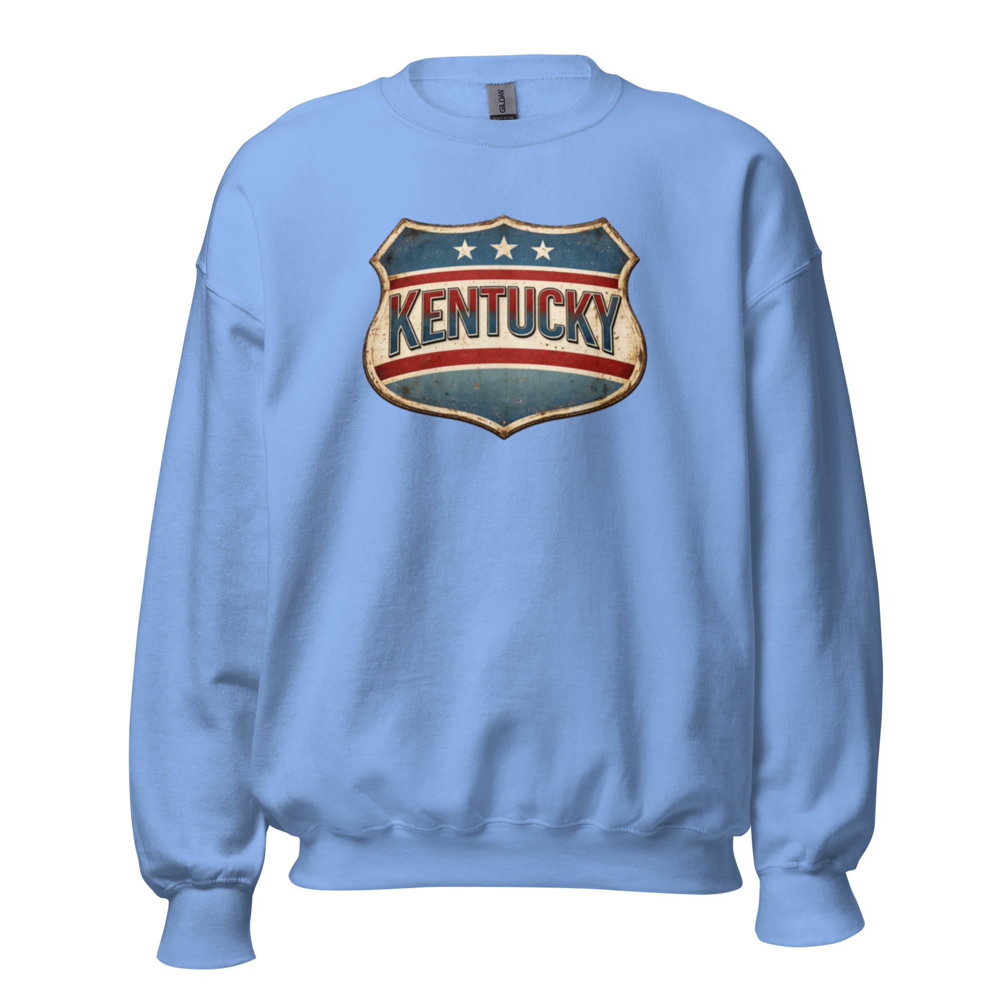 Kentucky Sweatshirt | Vintage Americana Crest | Cozy Fleece - Bluegrass Elite Apparel LLC