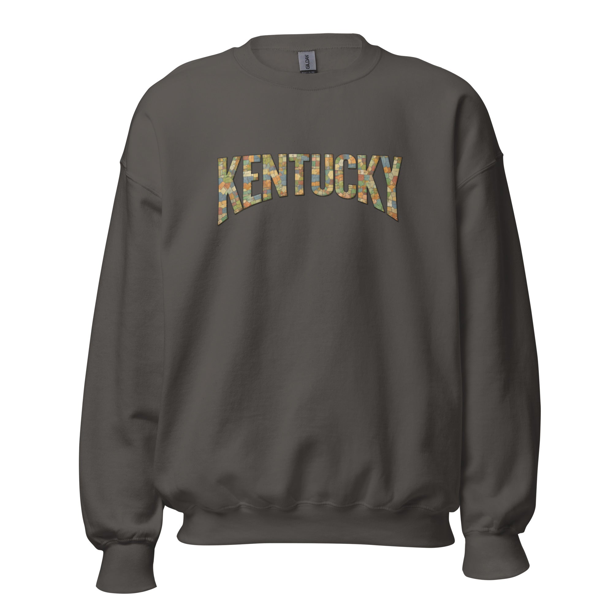 Kentucky Sweatshirt | Vintage County Map Design | Cozy Fit - Bluegrass Elite Apparel LLC