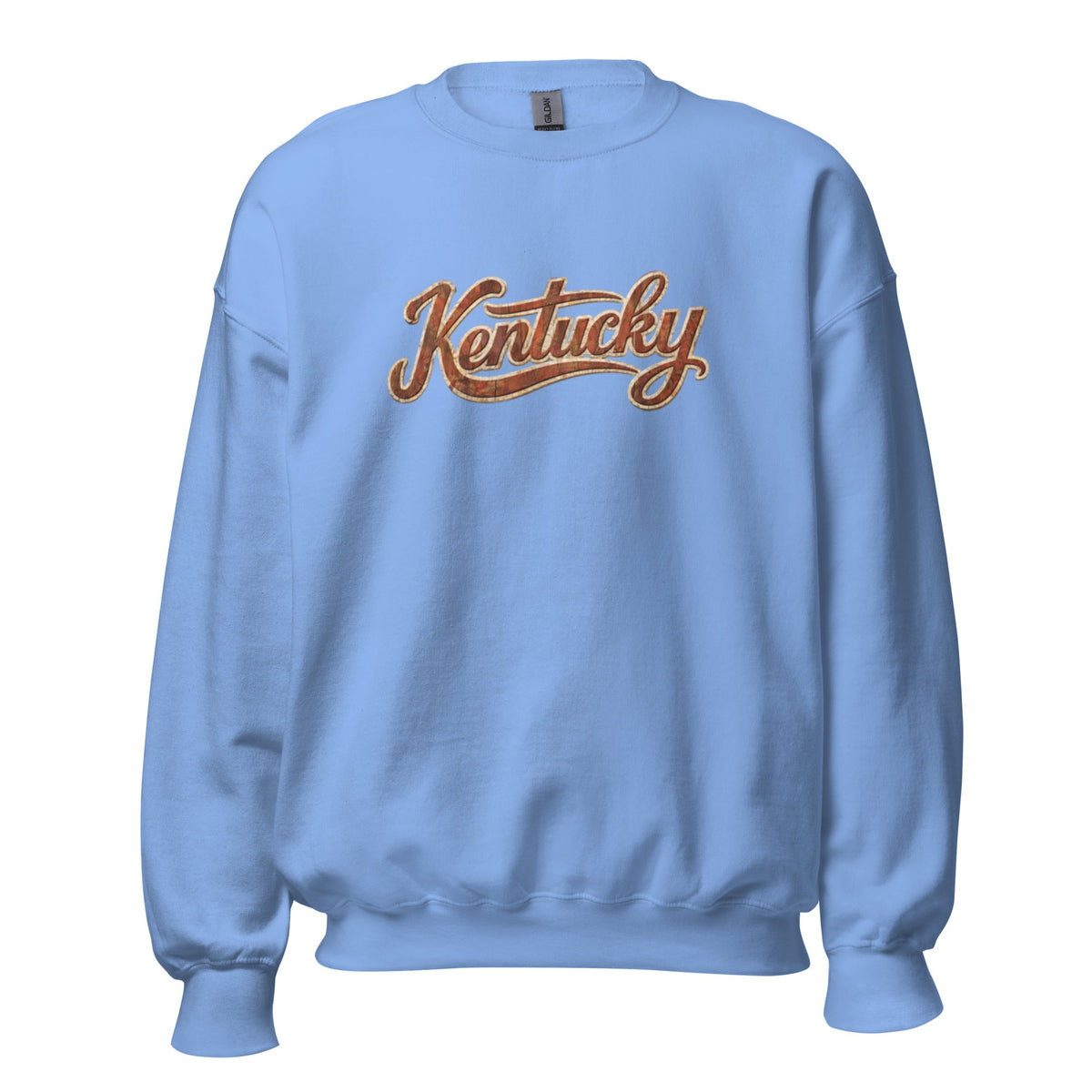 Kentucky Sweatshirt | Vintage Wood Texture Script | Unisex - Bluegrass Elite Apparel LLC