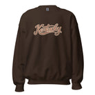 Kentucky Sweatshirt | Vintage Wood Texture Script | Unisex - Bluegrass Elite Apparel LLC