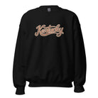 Kentucky Sweatshirt | Vintage Wood Texture Script | Unisex - Bluegrass Elite Apparel LLC