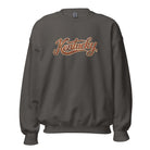 Kentucky Sweatshirt | Vintage Wood Texture Script | Unisex - Bluegrass Elite Apparel LLC